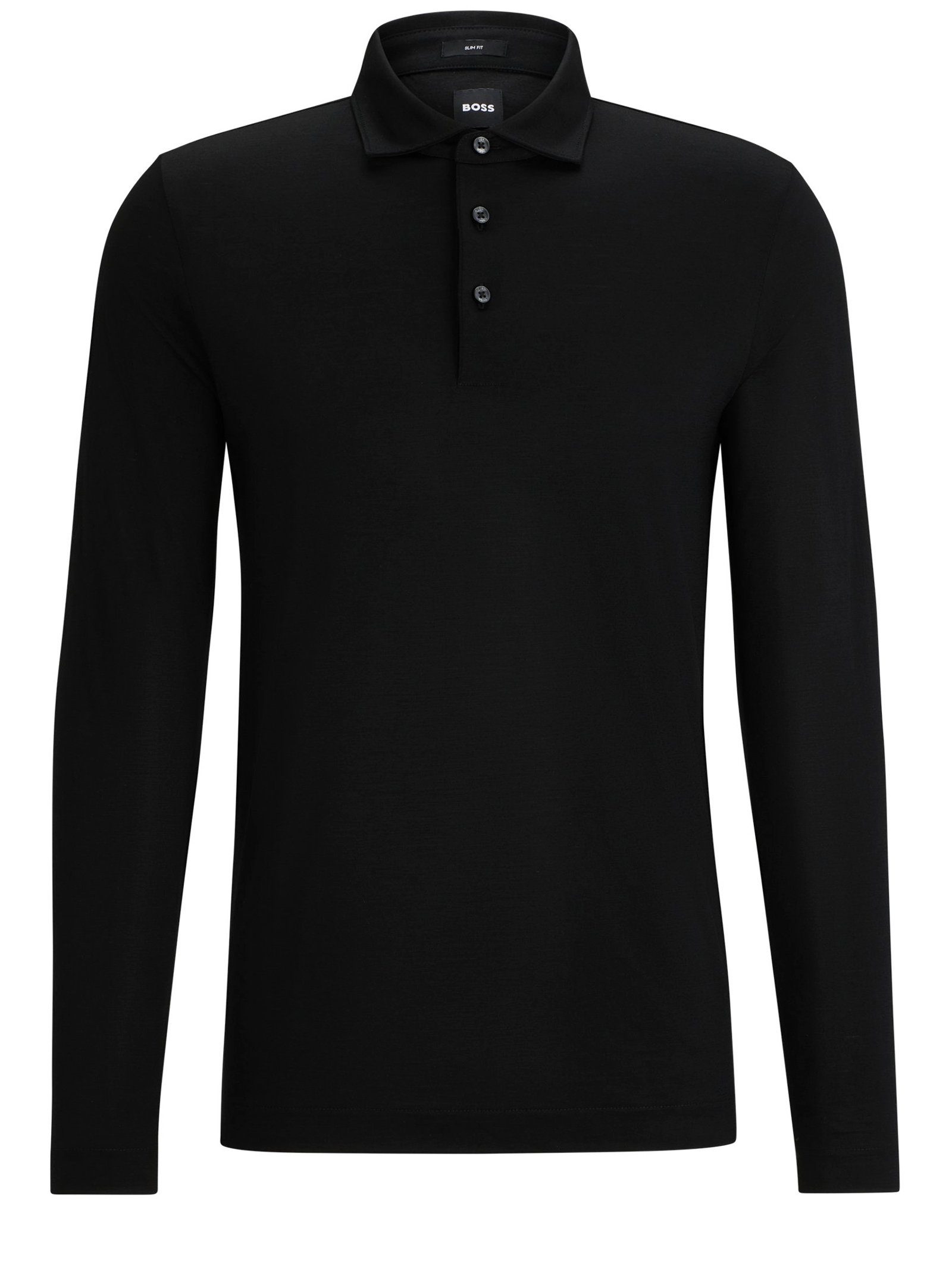 BOSS Poloshirt Pleins (1-tlg), Herren-Langarmshirt von BOSS Menswear