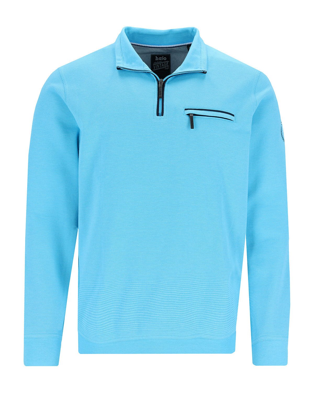 Hajo Sweatshirt Leichtsweatshirt in Zweitonoptik