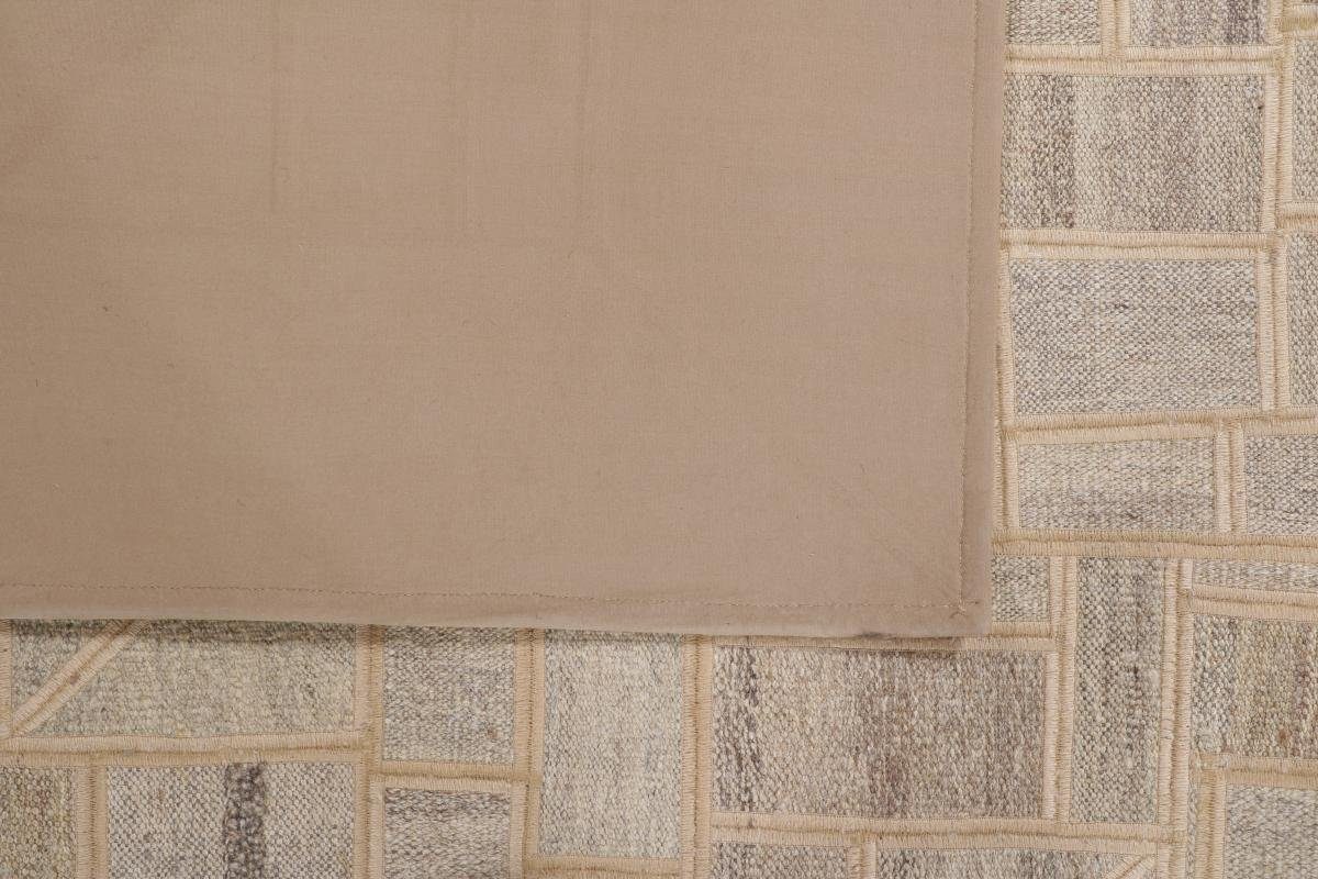 Orientteppich Kelim Patchwork 150x197 Orientteppich 4 Trading, Handgewebter Perserteppich, / rechteckig, mm Nain Höhe