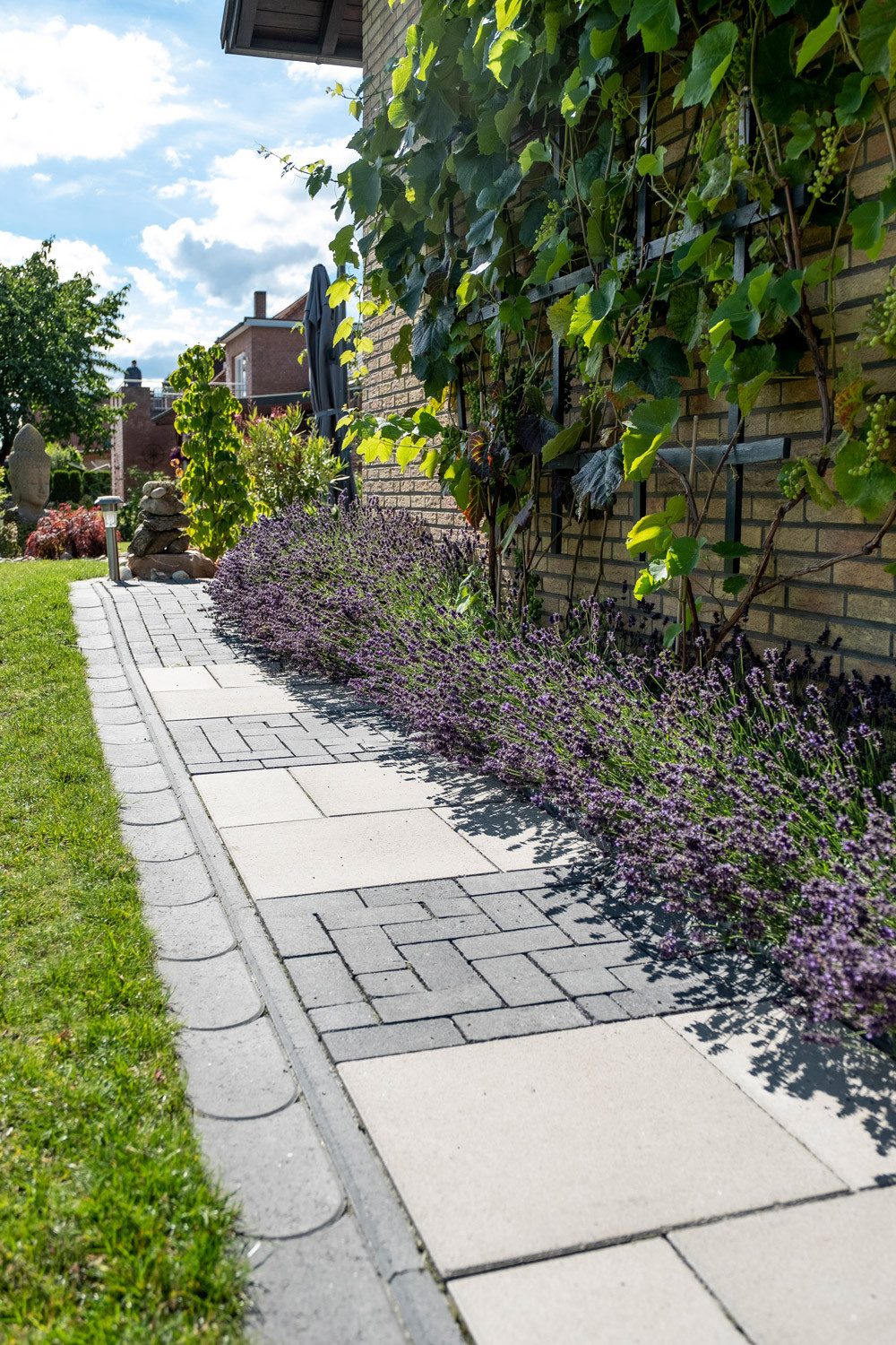 Diephaus Terrassenplatte BETONPLATTE GRAU 50/50/4 CM M. FASE – Bild 3 von 3