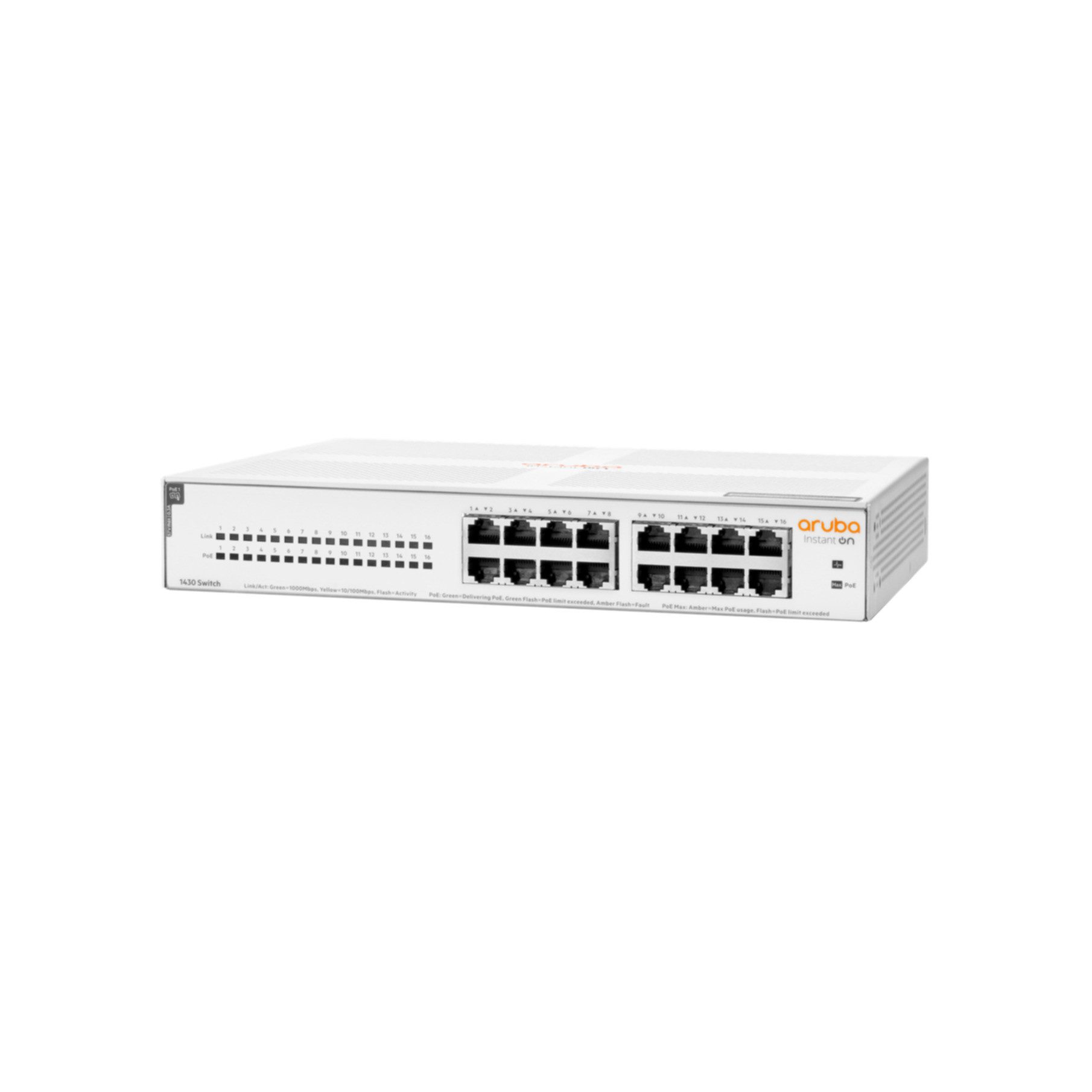 Aruba Instant On 1430 16G Class4 PoE 124W Netzwerk-Switch