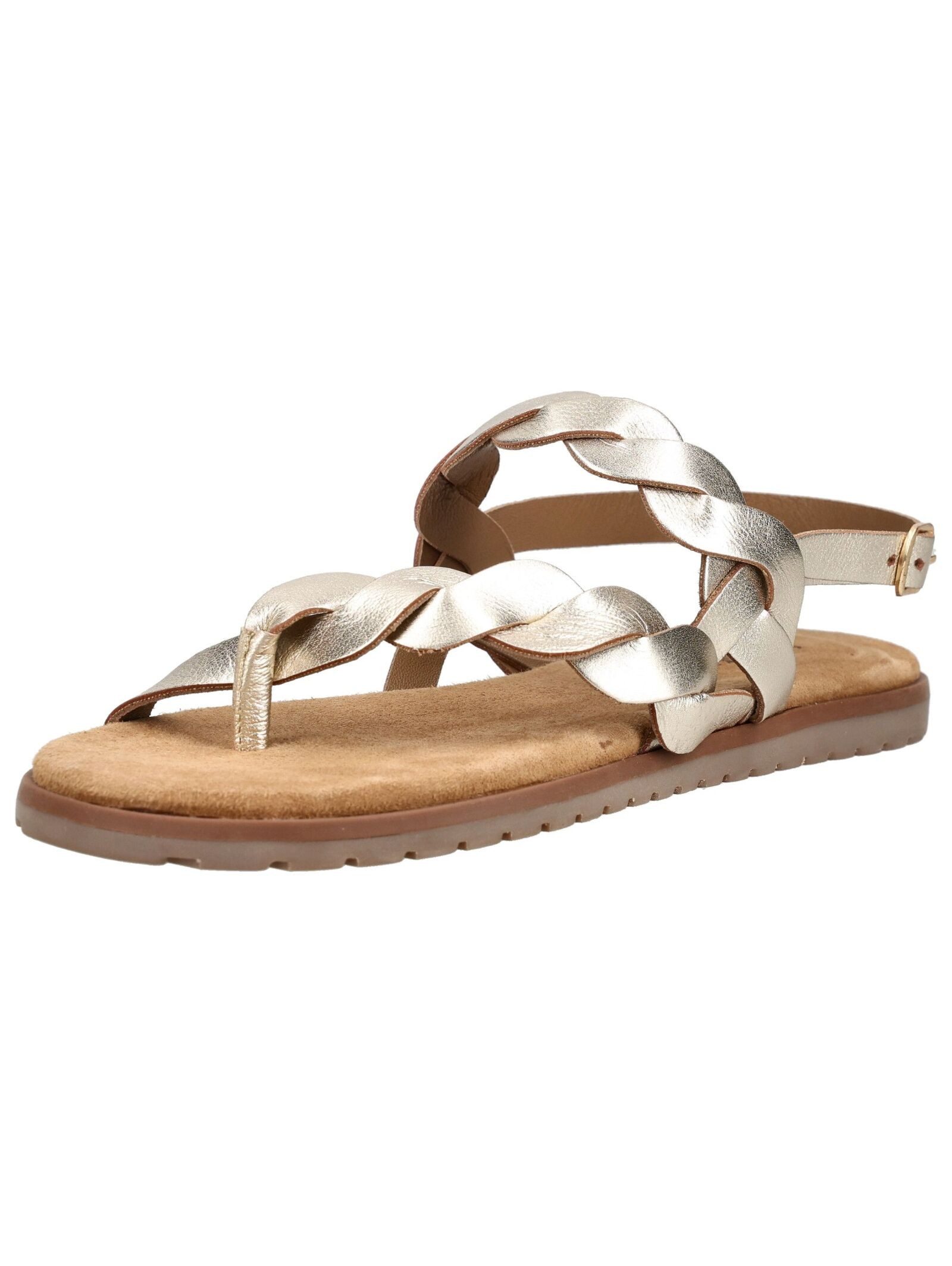 Lazamani Sandalen Leder/Textil Riemchensandale