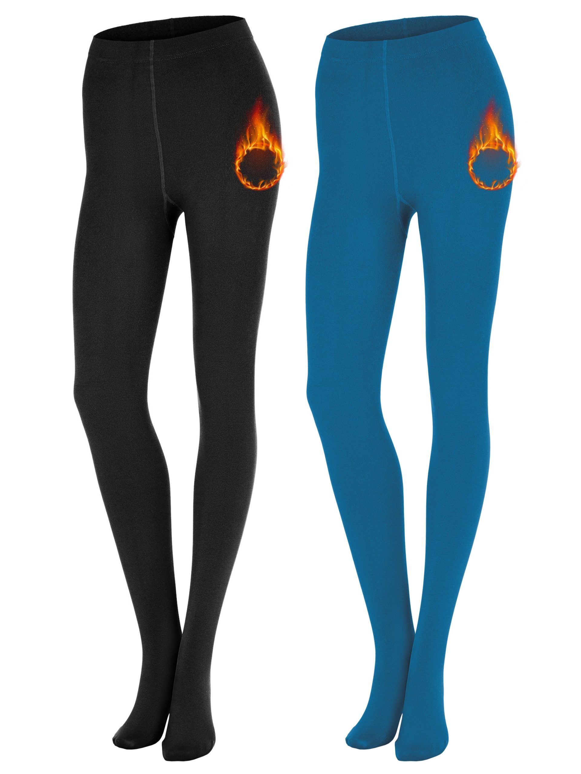 Merry Style Strumpfhose 2er Pack Strumpfhosen Damen Winter Wärme Tights Gef günstig online kaufen