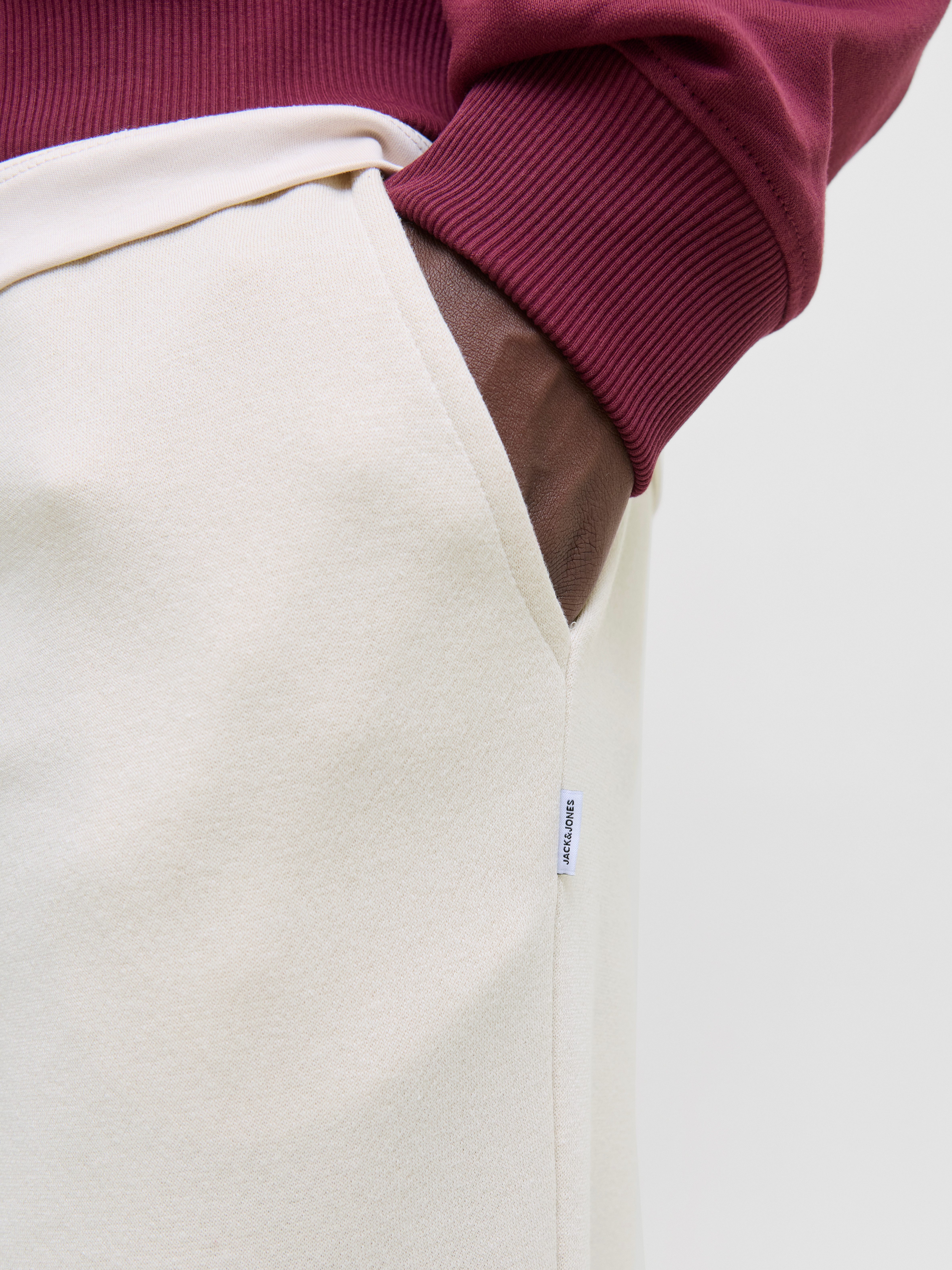 Jack & Jones Sweathose JPSTKANE BRADLEY UNCUFFED SWT PANTS NOOS Materialmix, relaxed fit