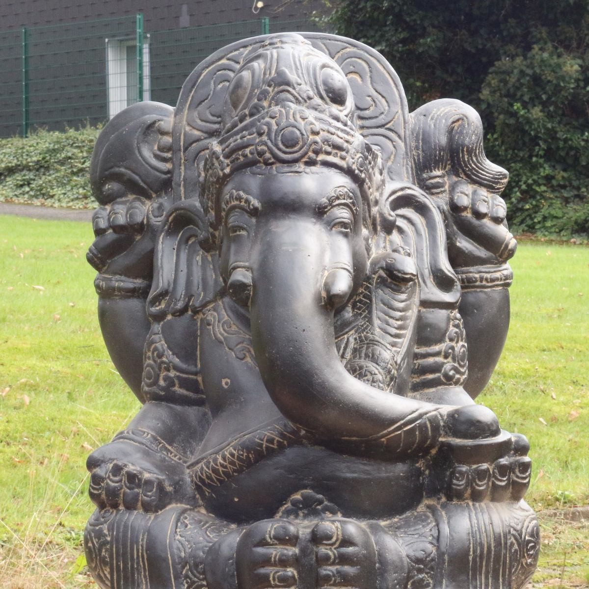 Oriental Galerie Dekofigur Ganesha Figur Gartenskulptur Beton GRC 84 cm (1 günstig online kaufen