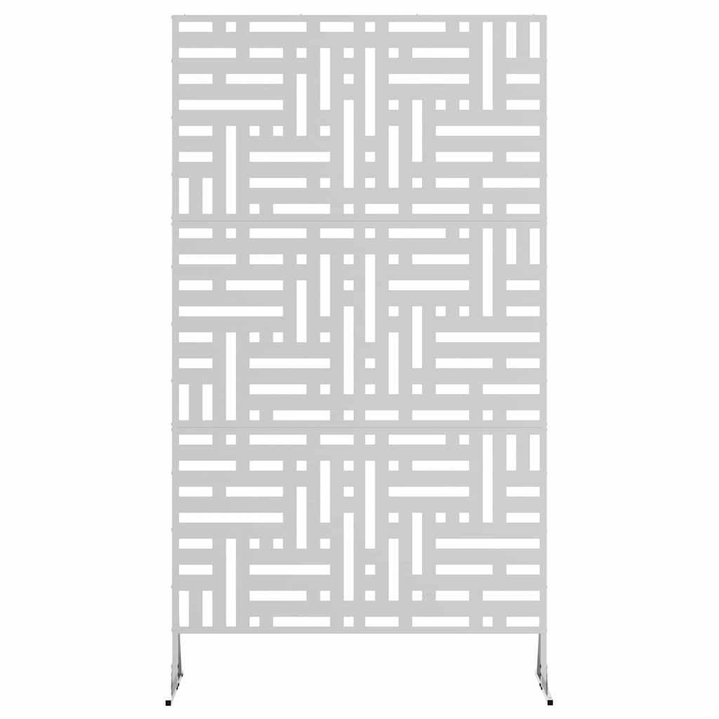 vidaXL Paravent 100 x 50 x 180 cm Sichtschutz 180 cm aus verzinktem Stahl Paravent
