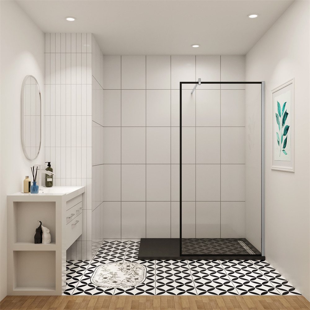 AICA Duschwand 8mm EasyClean ESG Walk in Dusche günstig online kaufen