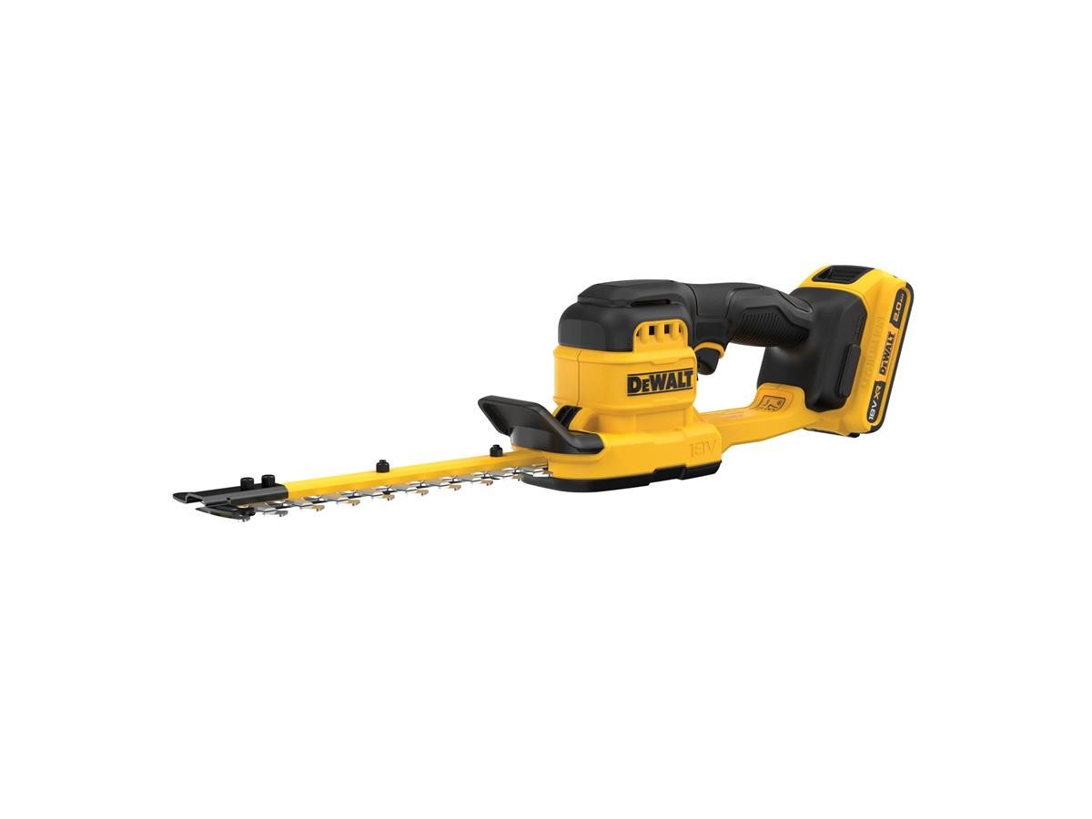 DeWalt Akku-Heckenschere DCMHT520D1-QW, 20 cm Schwertlänge, inkl. 2 Ah Akku und Ladegerät