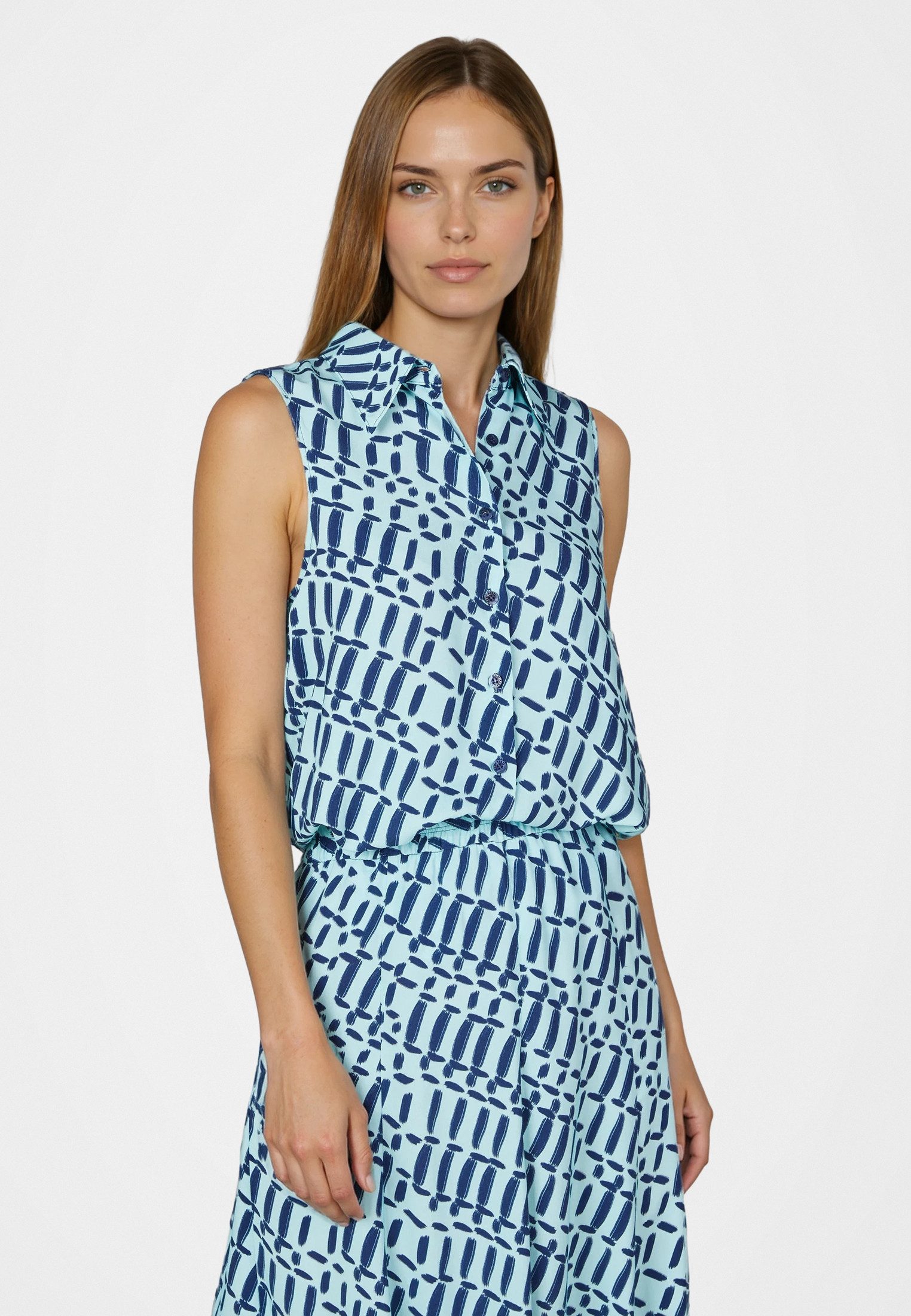 MARC AUREL Hemdbluse mit grafischem Print