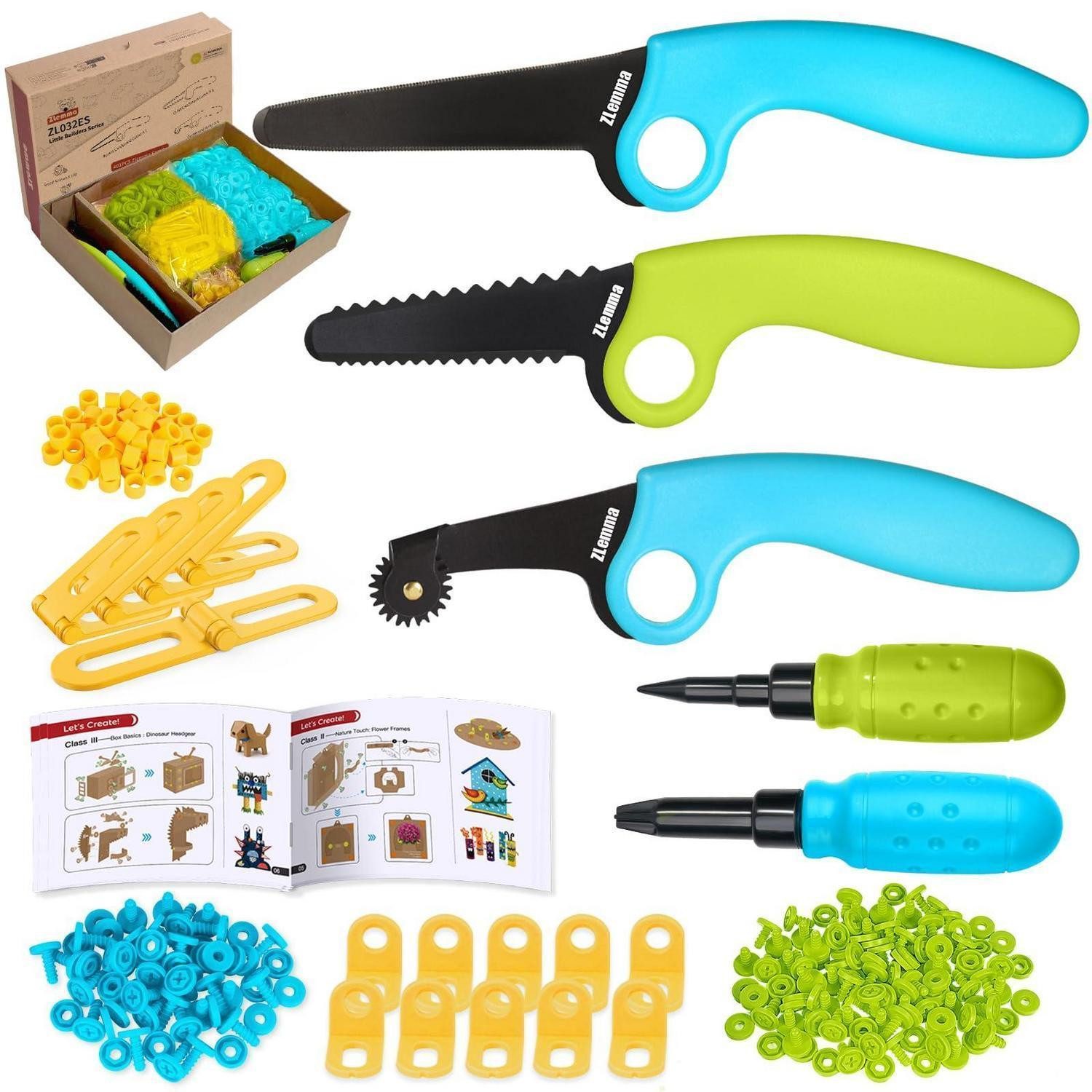 LuxusKollektion Kreativset Karton-Baukasten 401 Teile Blaue Edition