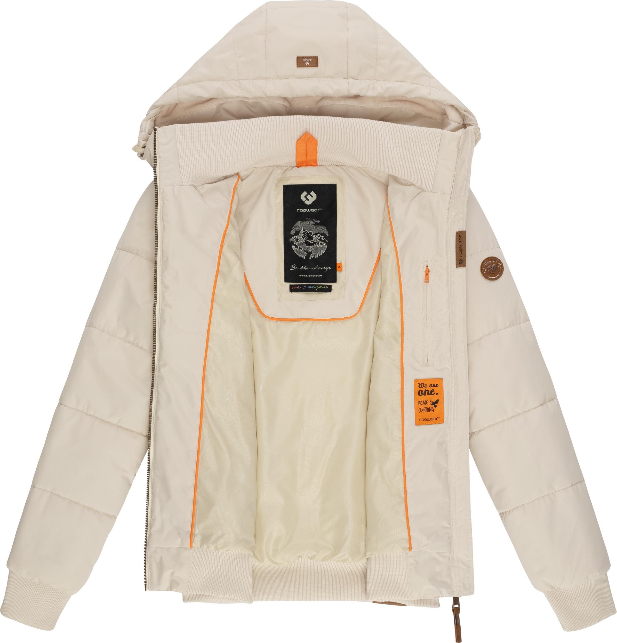 Ragwear Steppjacke Nuggys Solid stylische und taillierte Winterjacke