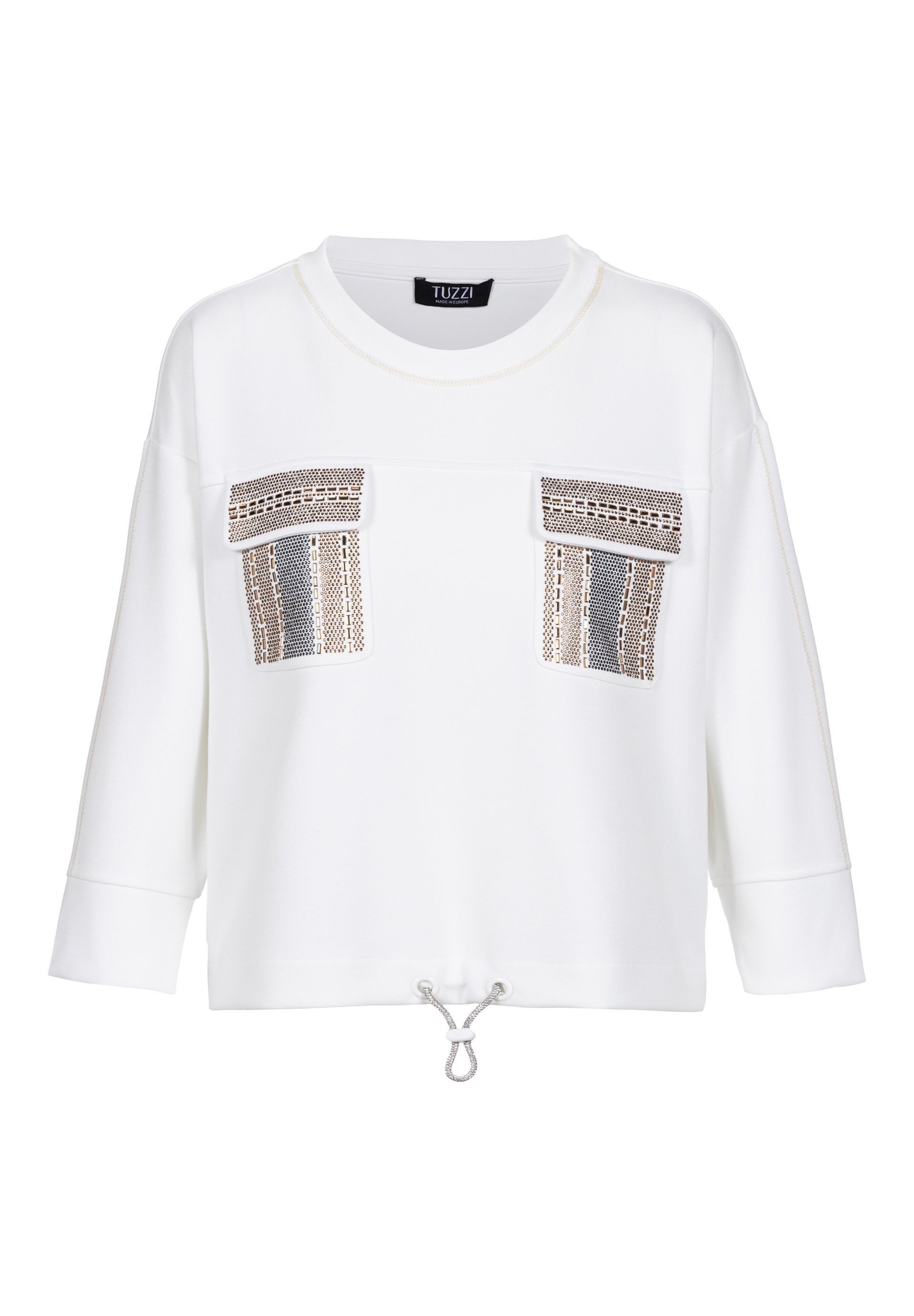 TUZZI T-Shirt mit Tunnelzugsaum günstig online kaufen