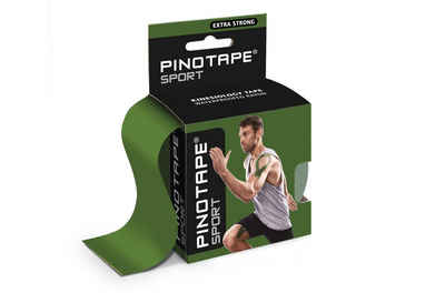 Pino Kinesiologie-Tape Pinotape Sport Kinesiologie Tape Olive 5 cm x 5 m (1-St)