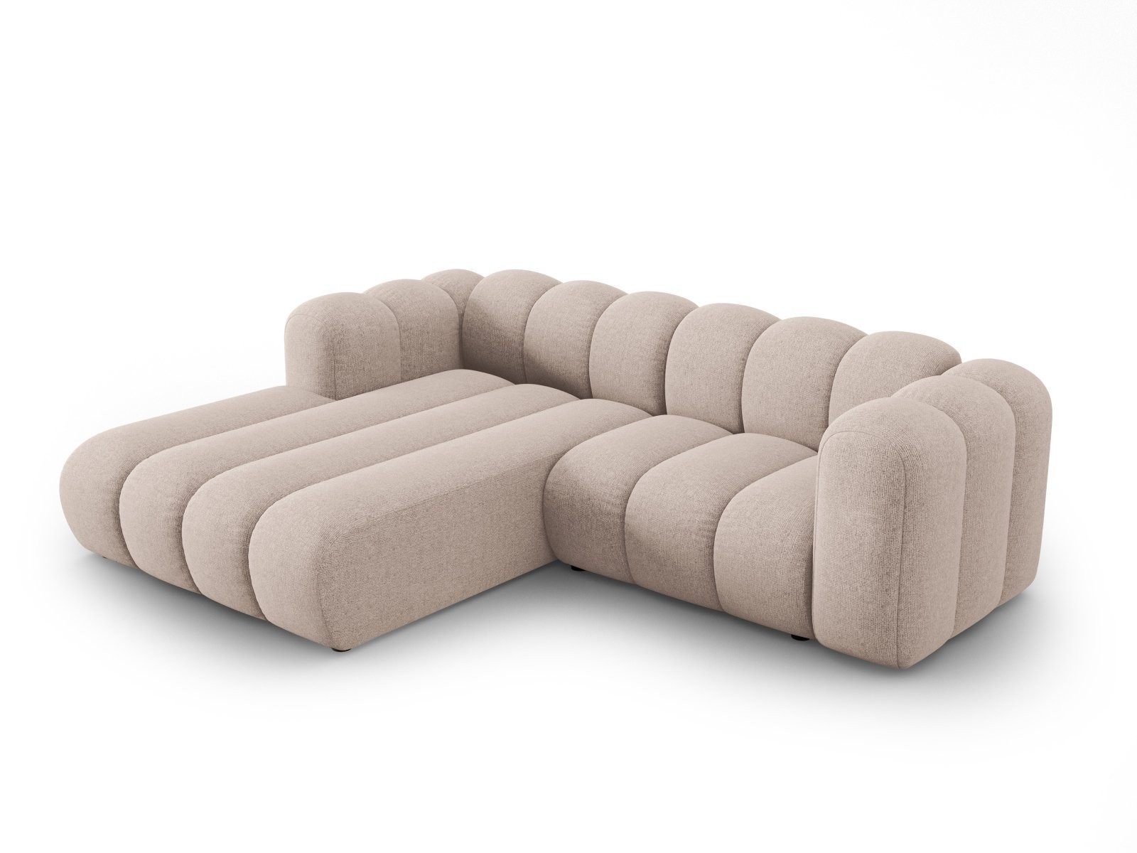 Micadoni Ecksofa Lupine, modular 3-Sitzer günstig online kaufen