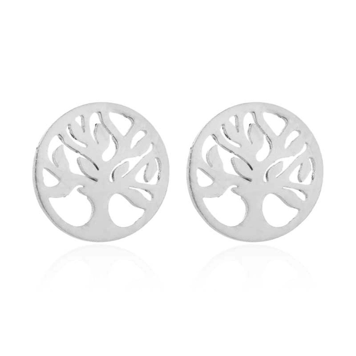 KARMA Paar Ohrstecker Lebensbaum Roségold Schwarz günstig online kaufen