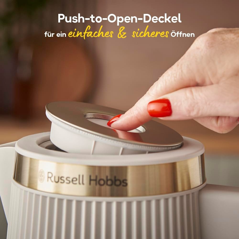 RUSSELL HOBBS Wasserkocher RUS 26751-70 Bronte Stein, Naturstein für rustikalen Look – Bild 3 von 5