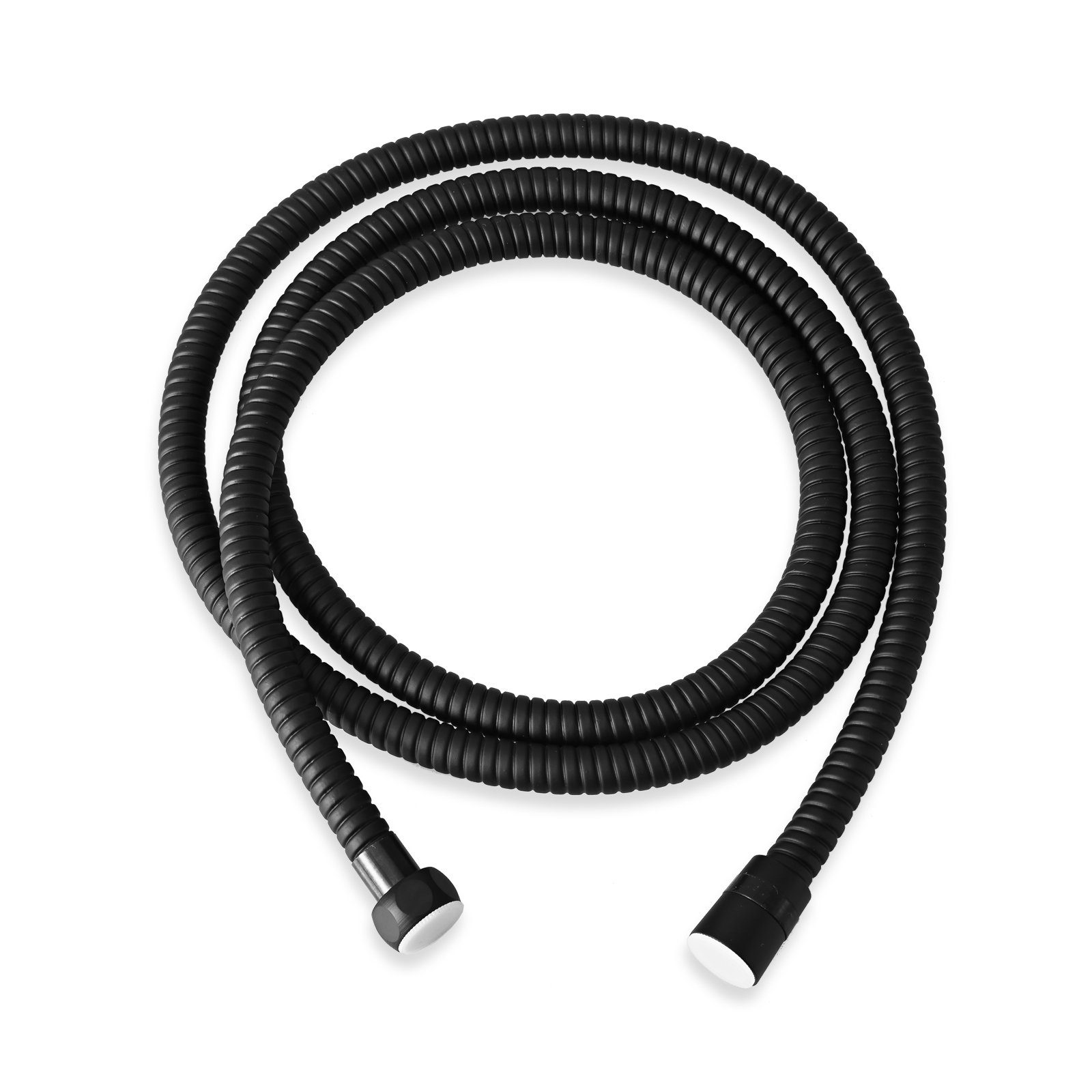 EMKE Brauseschlauch EMKE Duschschlauch Brauseschlauch mit Verdrehschutz Schlauch Edelstahl, Universalschnittstelle G 1/2, Duschschlauch Schwarz