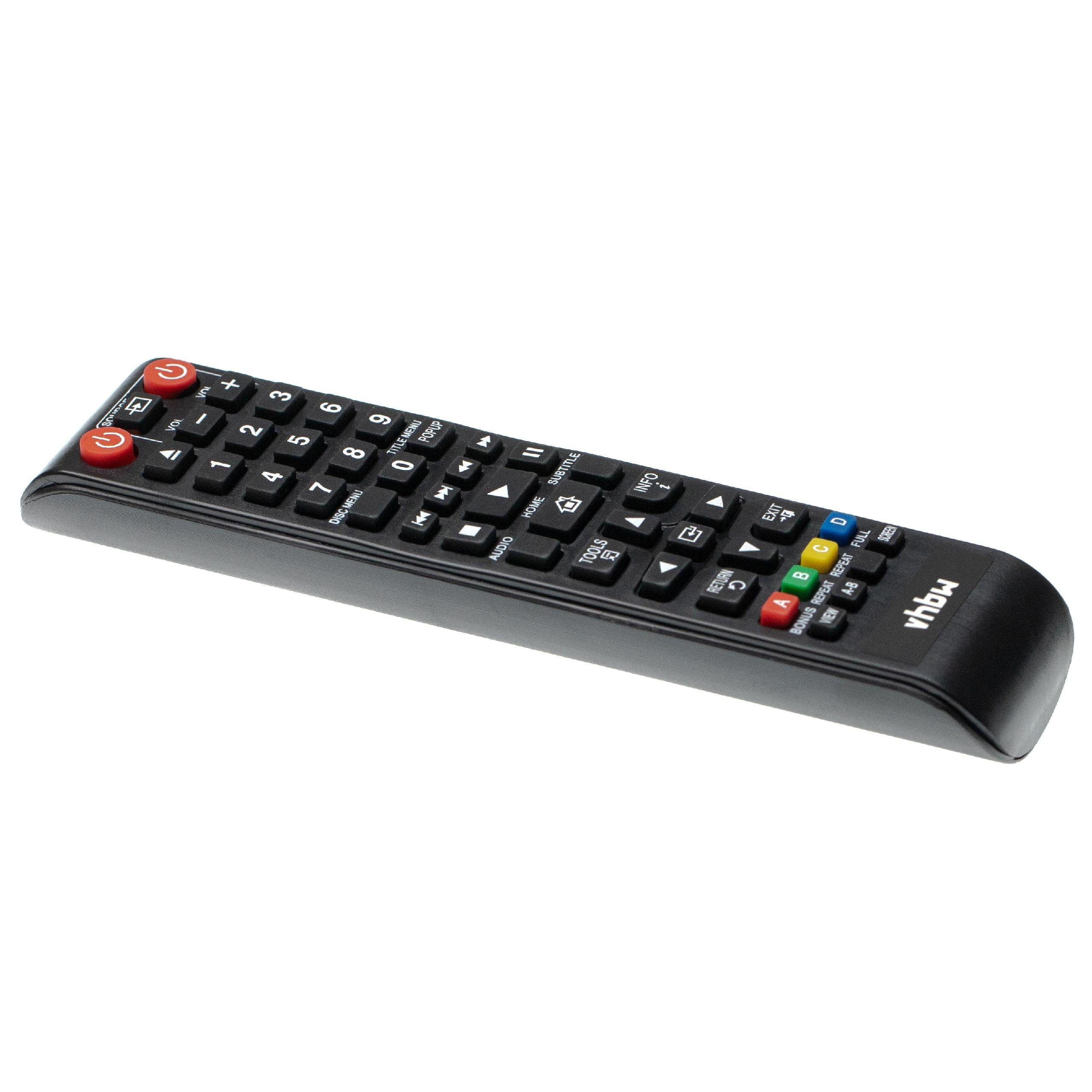vhbw passend für Samsung BDF5100/ZA, BD-F5100/ZA, BDF5100, BD-F5100, Fernbedienung
