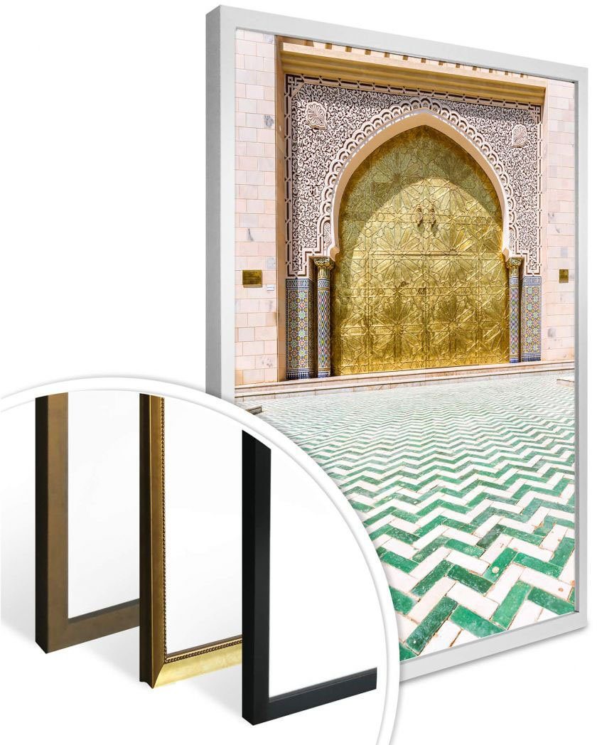 (1 Wandposter Poster Bild, St), Oman, Poster, Wandbild, Moschee Wall-Art Gebäude Alawi