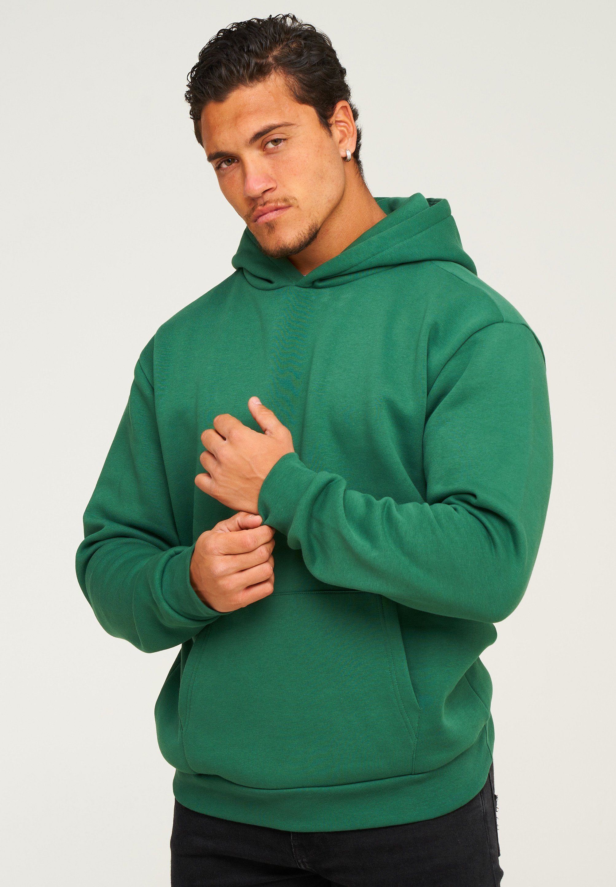 behype Hoodie BHHOBART Herren Basic Oversized günstig online kaufen