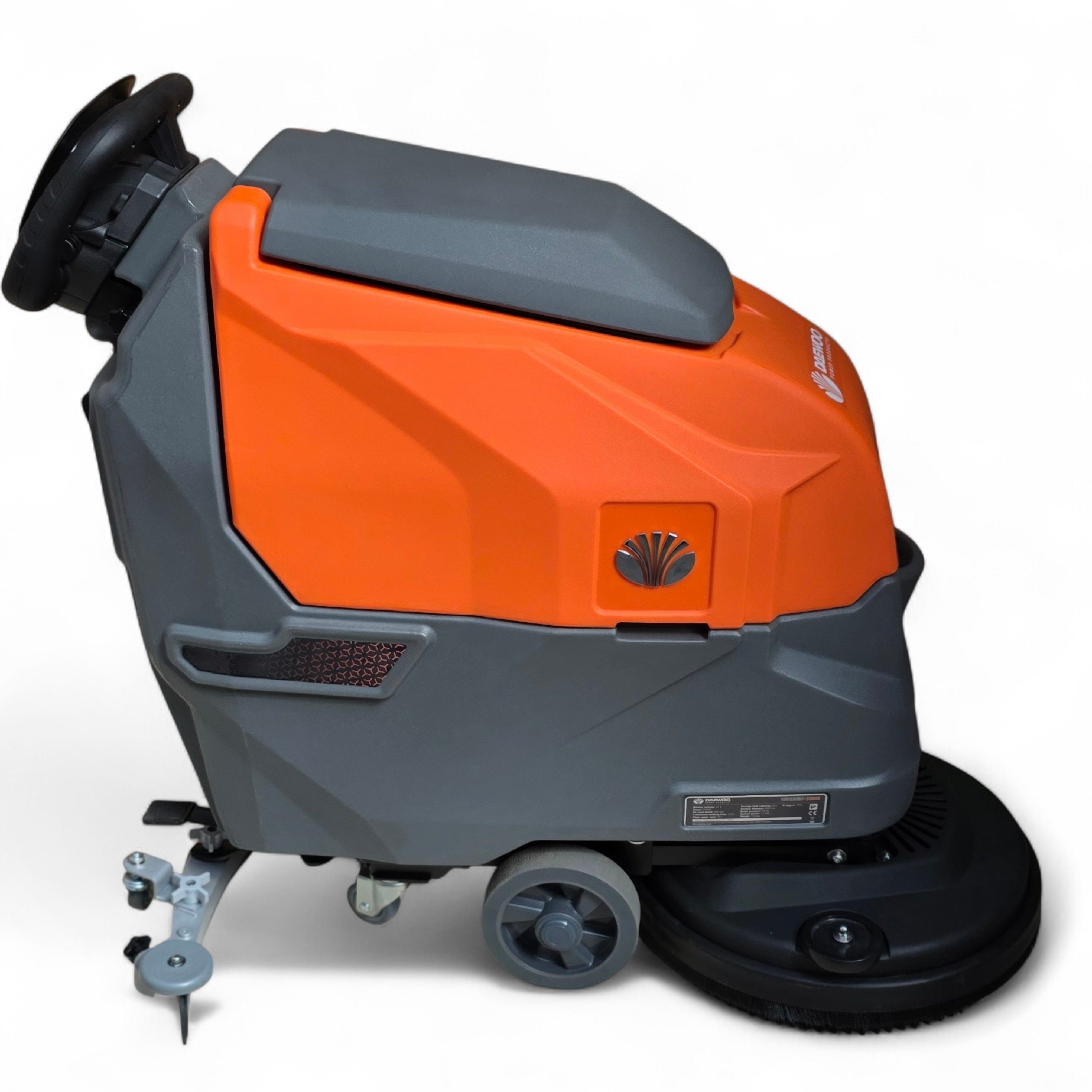 DeTec. Hartbodenreiniger DAEWOO Scheuersaugmaschine mit Akku 24V 100AH Putzmaschine, 550 W, mit Touch Display