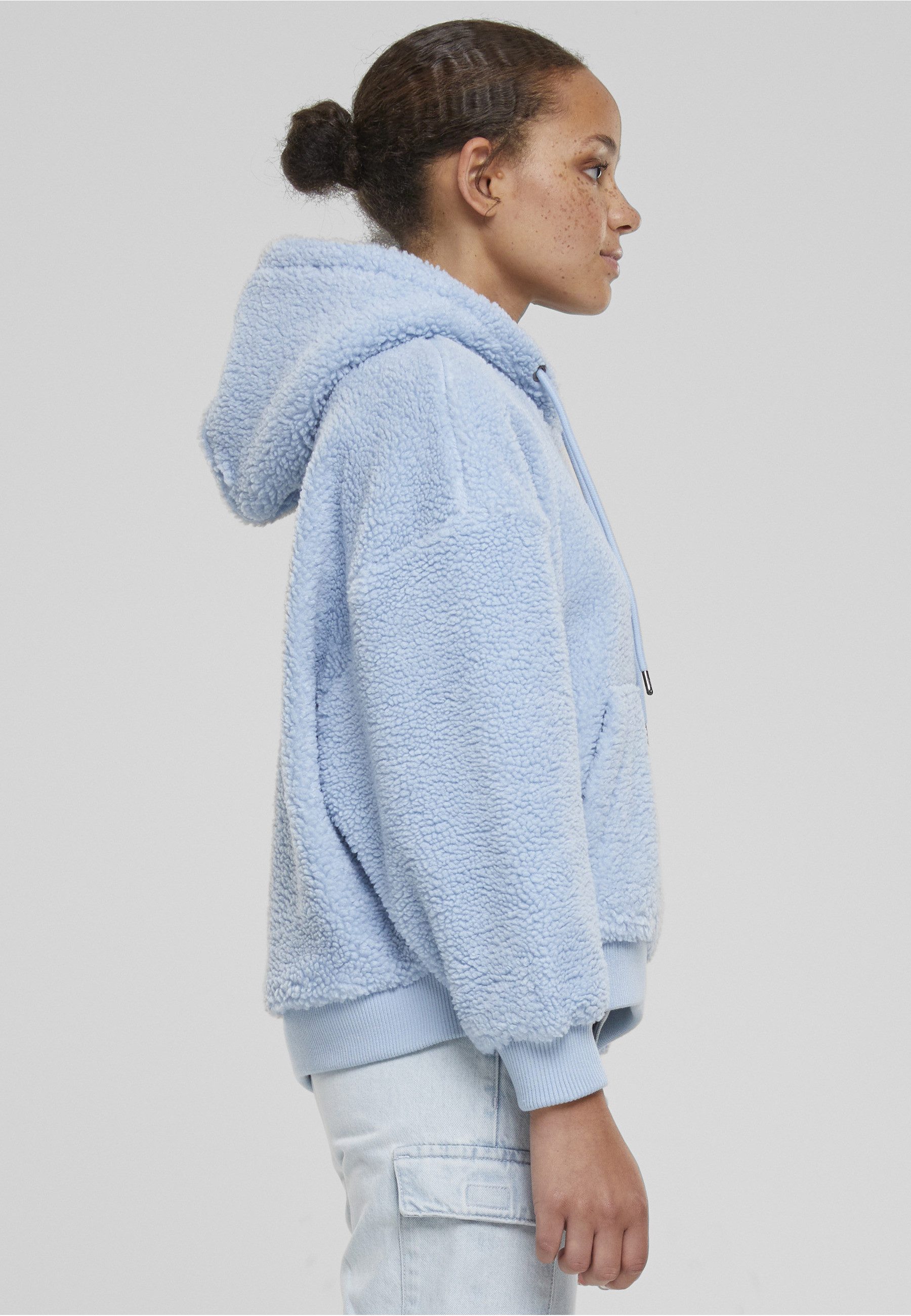 Karl Kani Kapuzenpullover Karl Kani Damen KW233-041-2 KK Metal Signature Teddy Os Hoodie (1-tlg)