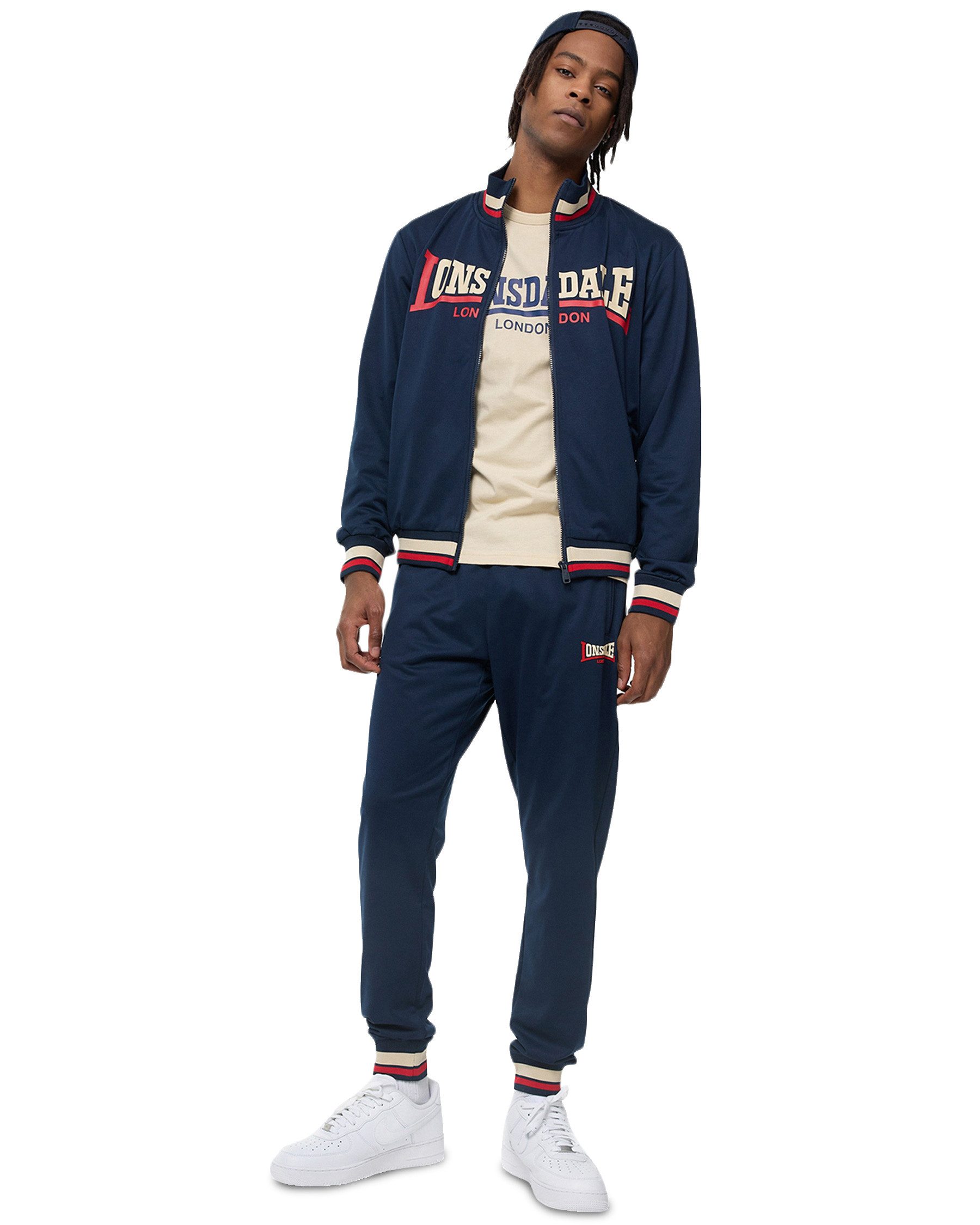 Navy/Red/Sand