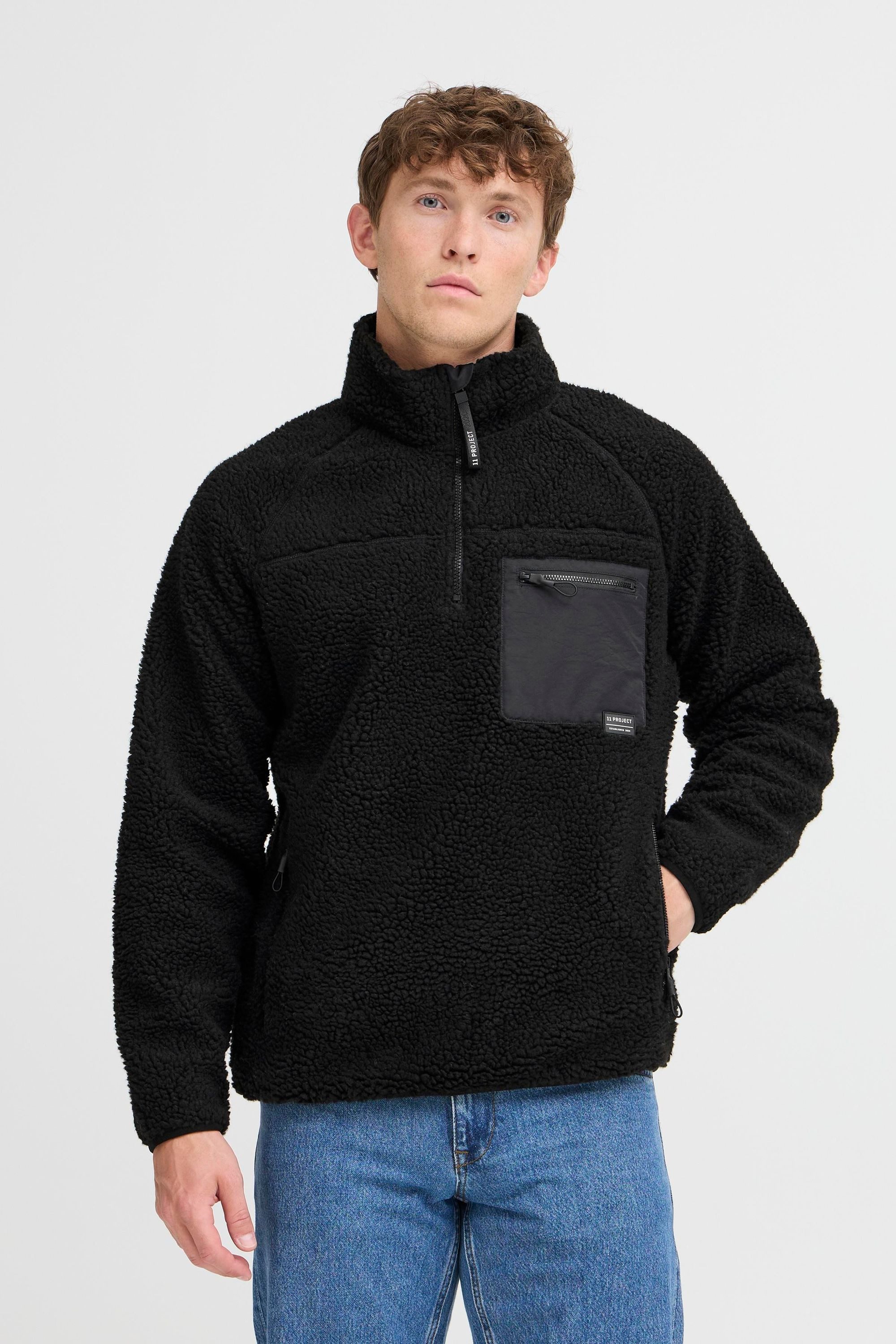11 Project Trainingsjacke SDHprromel Praktischer Fleecepullover mit Reißverschluss