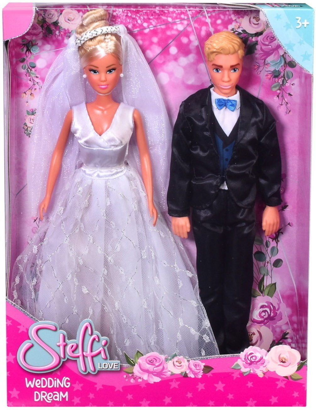 SIMBA Anziehpuppe Puppe Steffi Love Wedding Dream Hochzeit Steffi und Kevin 105733887
