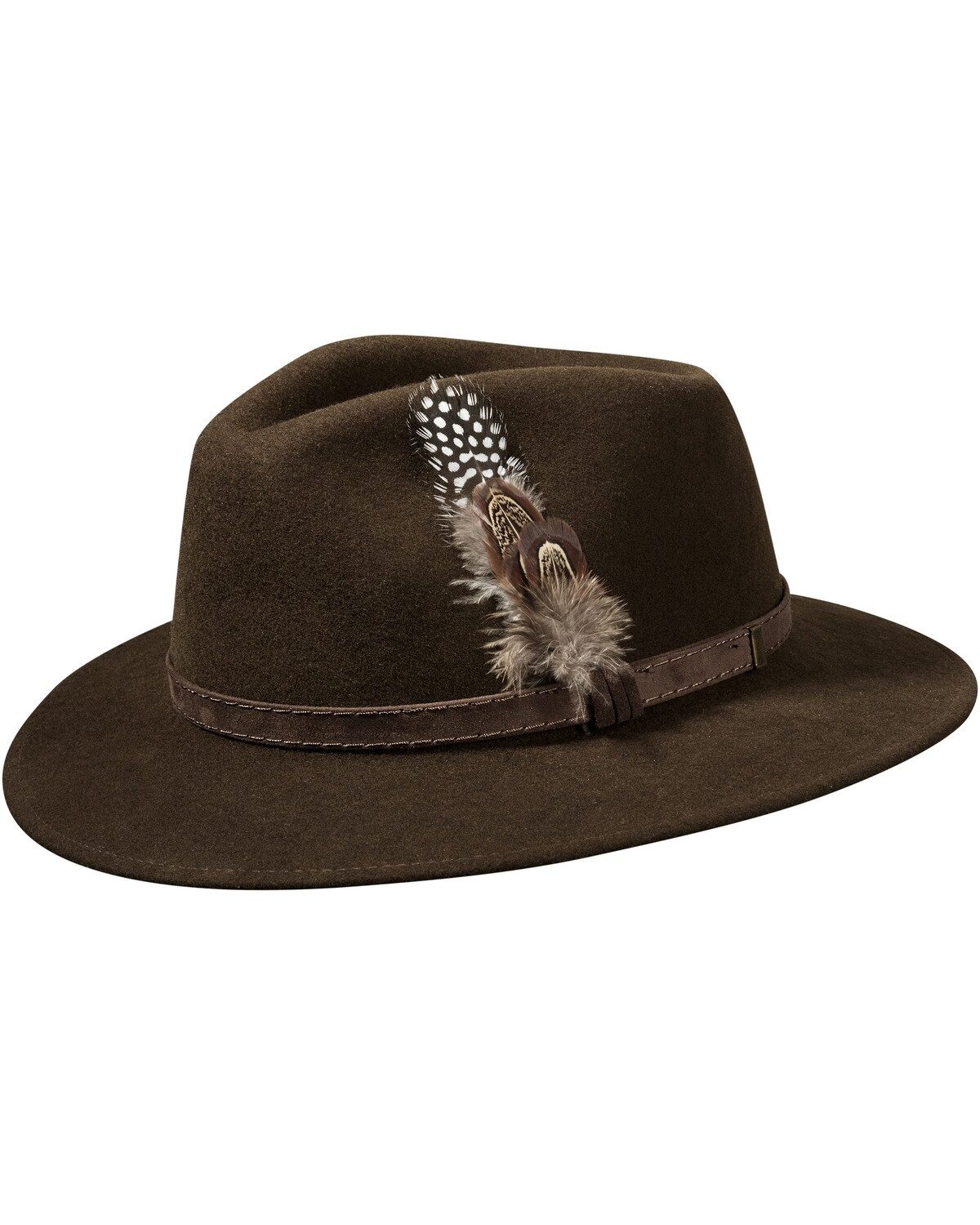 Brigitte von Schönfels Outdoorhut Rollhut mit Feder günstig online kaufen