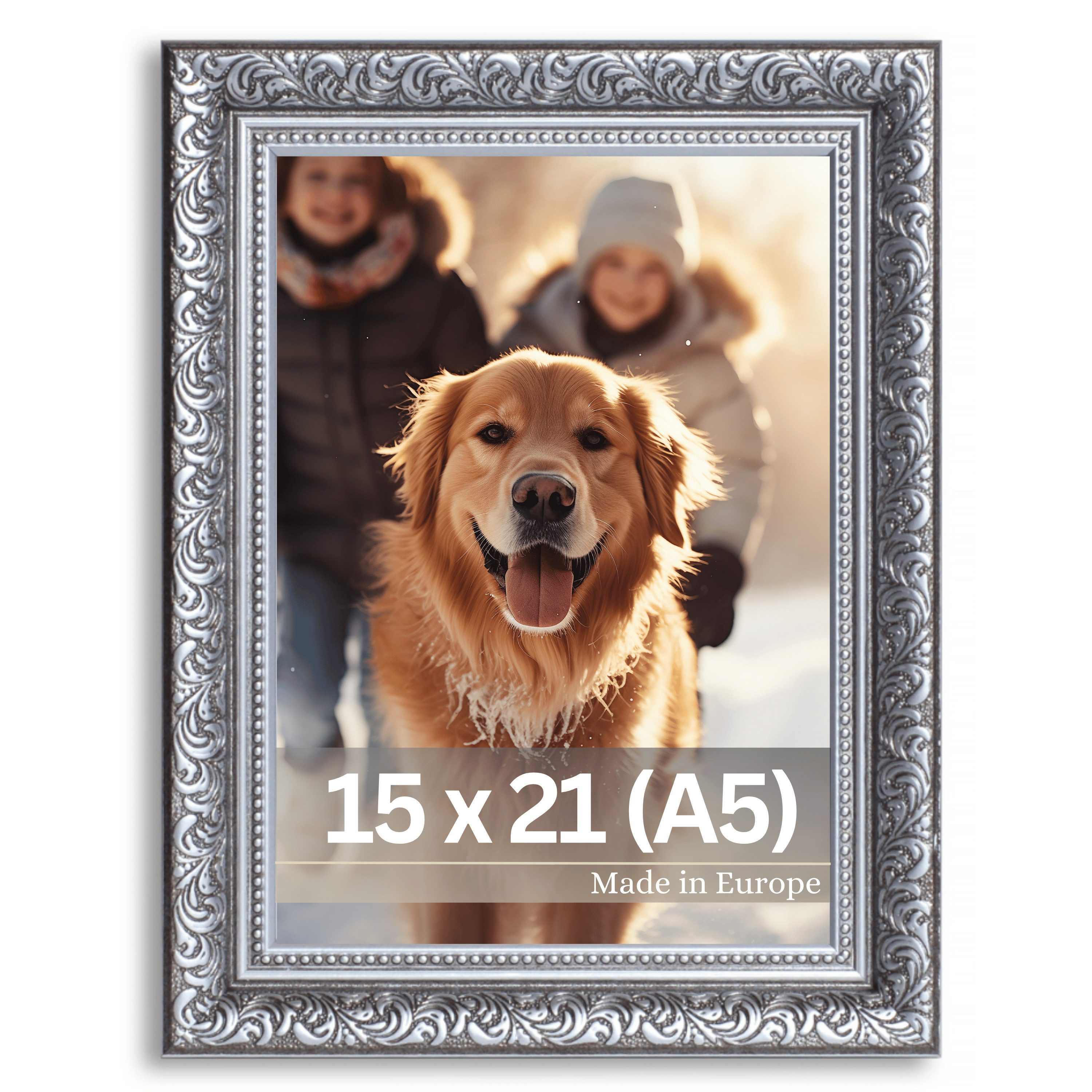 Victor (Zenith) Bilderrahmen Rubens, Bilderrahmen 15x20 cm Schwarz Silber A günstig online kaufen