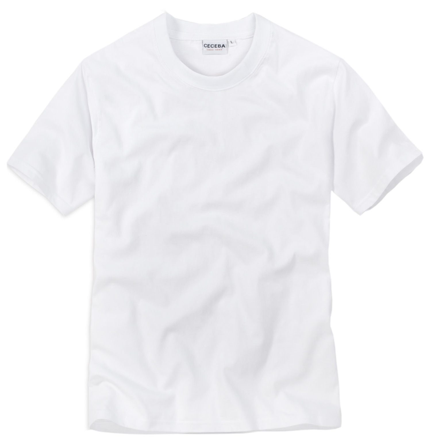 Unterziehshirt Herren Shirts weiß Kurzarm