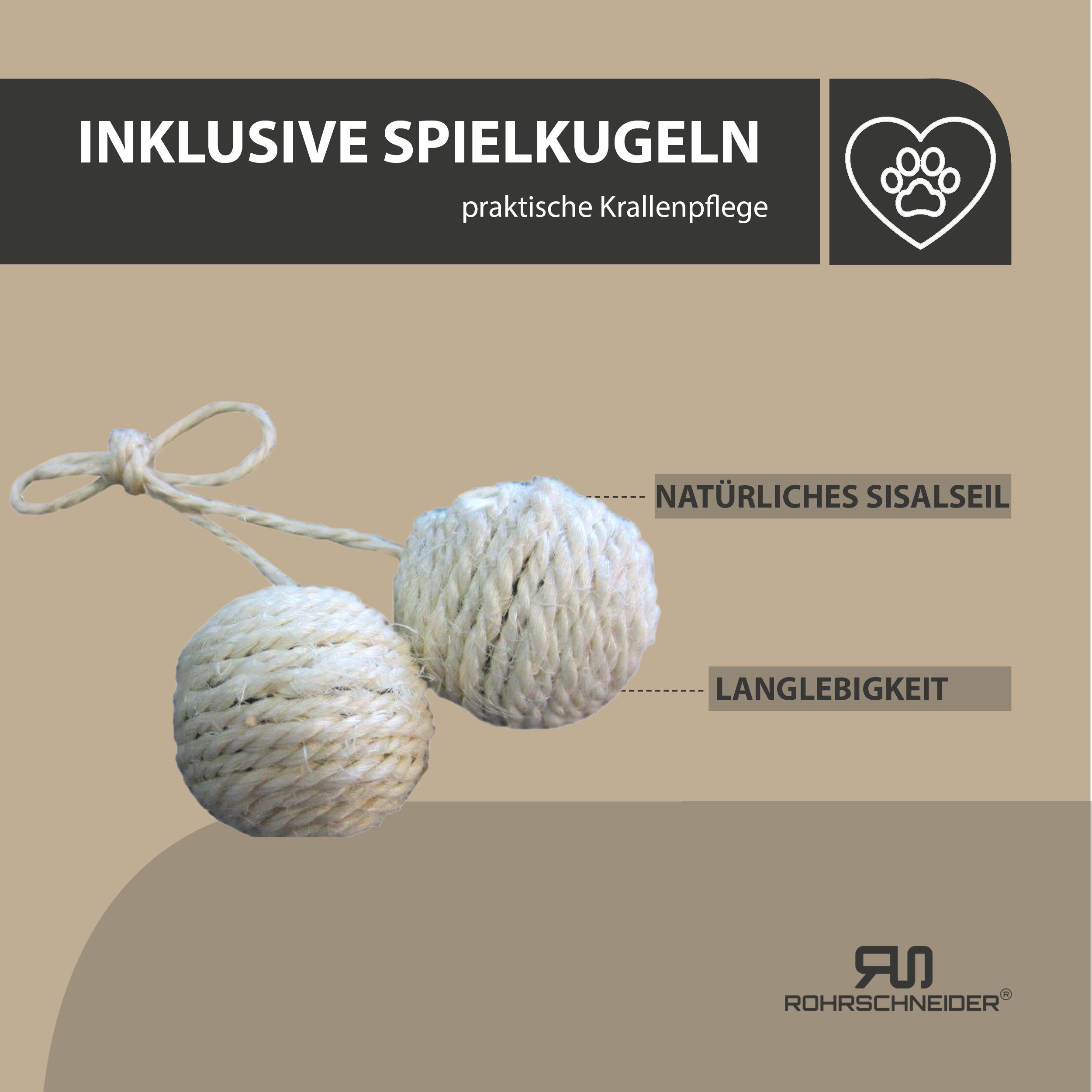 Rohrschneider Katzentoilette Katzenklo für große Katzen, hoher Rand, platzsparende Schalentoilette