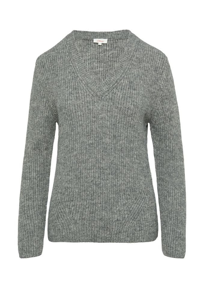 s.Oliver Strickpullover in Melange Optik günstig online kaufen