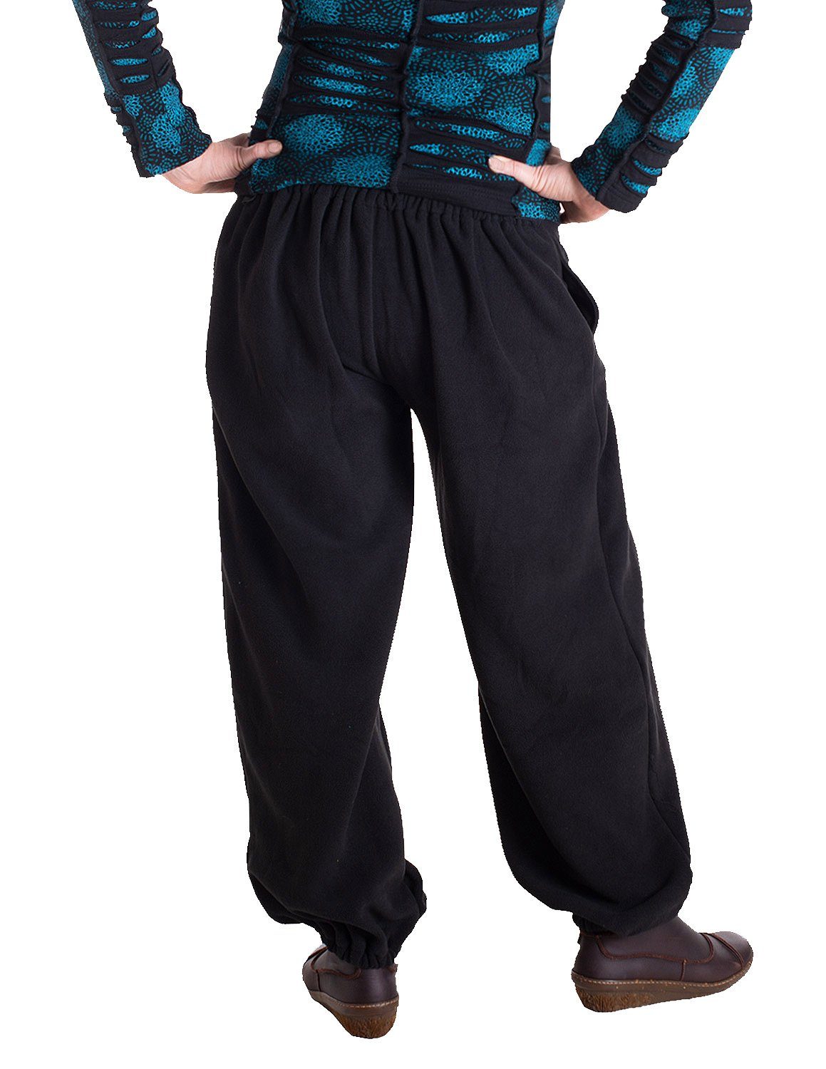 Vishes Fleecehose Warme Damen Hose Winterhose Haremshose Fleecehose Thermoh günstig online kaufen
