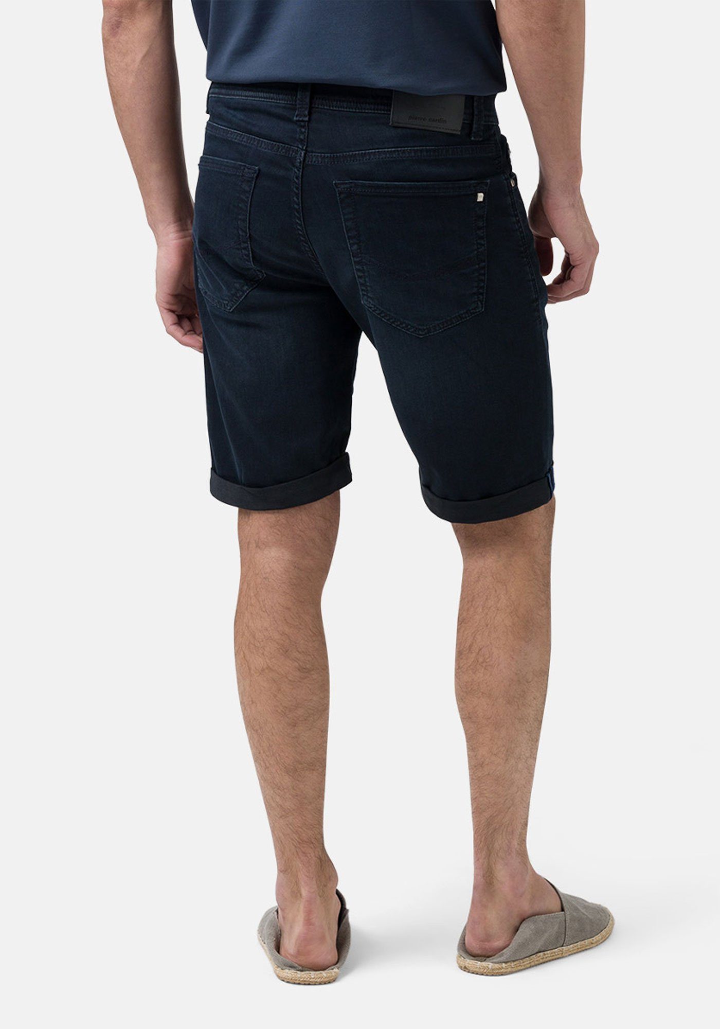 Blue Futureflex Pierre Denim, Cardin Bermuda Lyon Used Jeansshorts Deep leicht