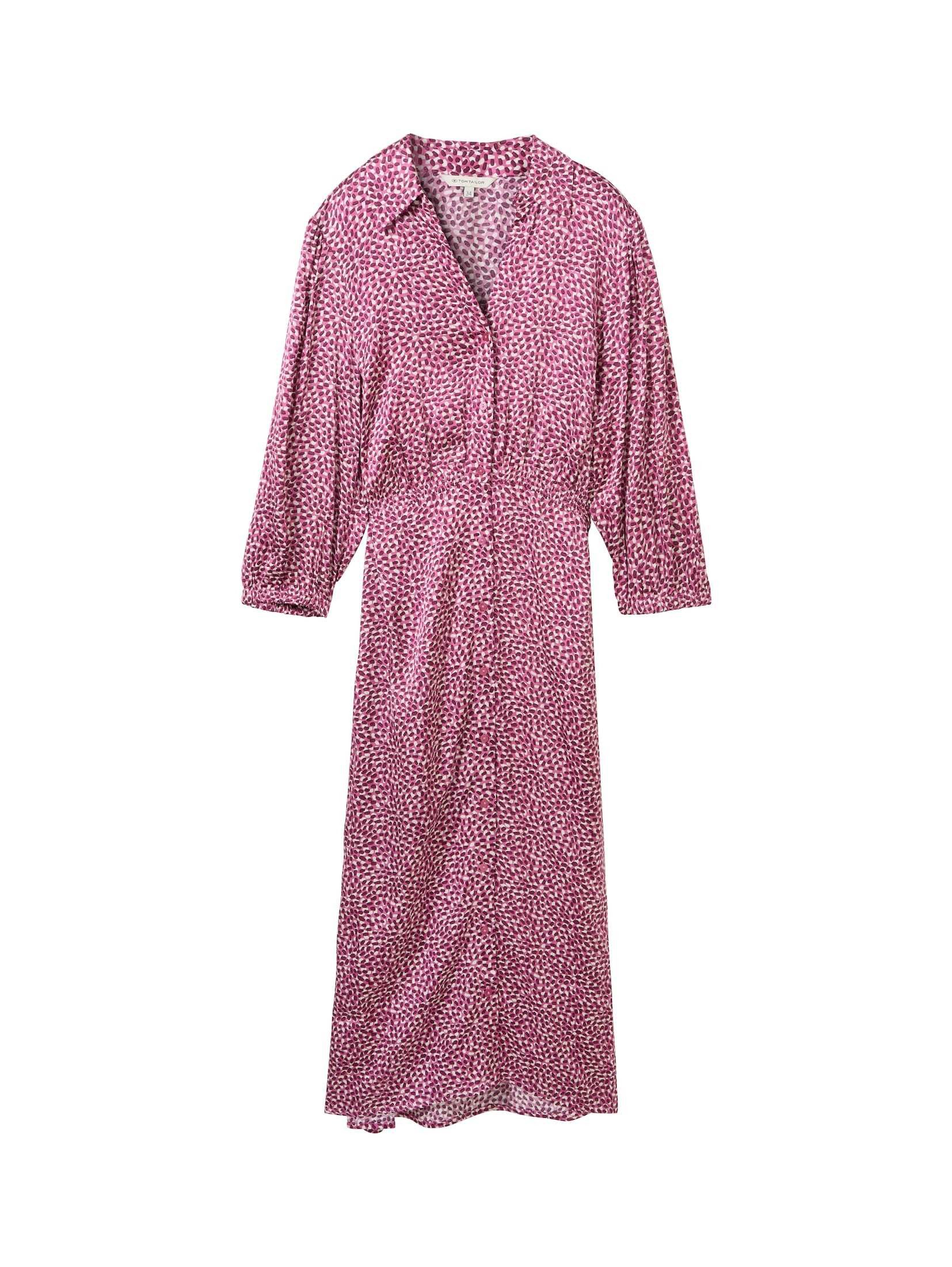 TOM TAILOR Sommerkleid Print Midi Kleid günstig online kaufen