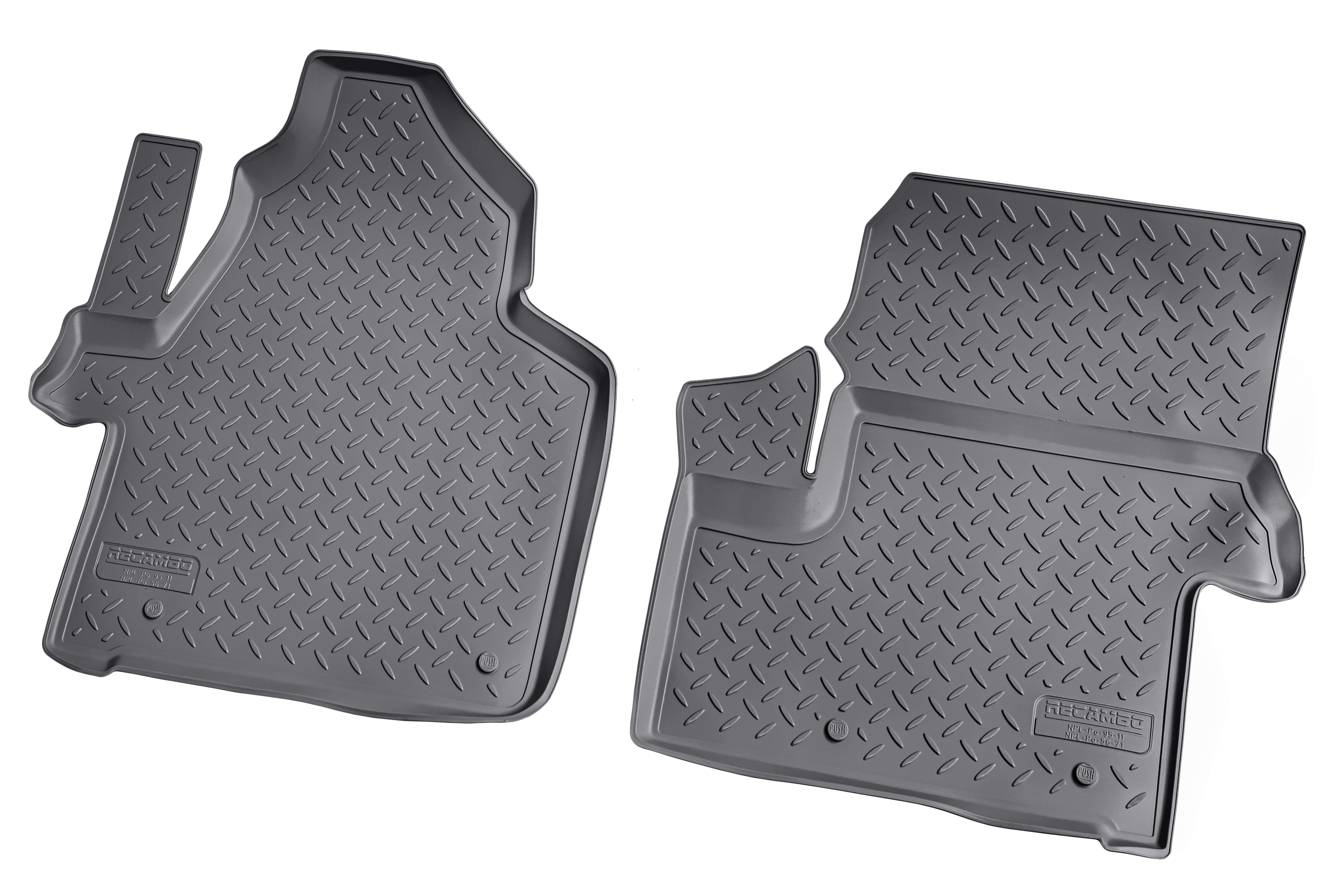 Auto-Fußmatten Gummimatten für VW Crafter, BJ 2006 - 2016