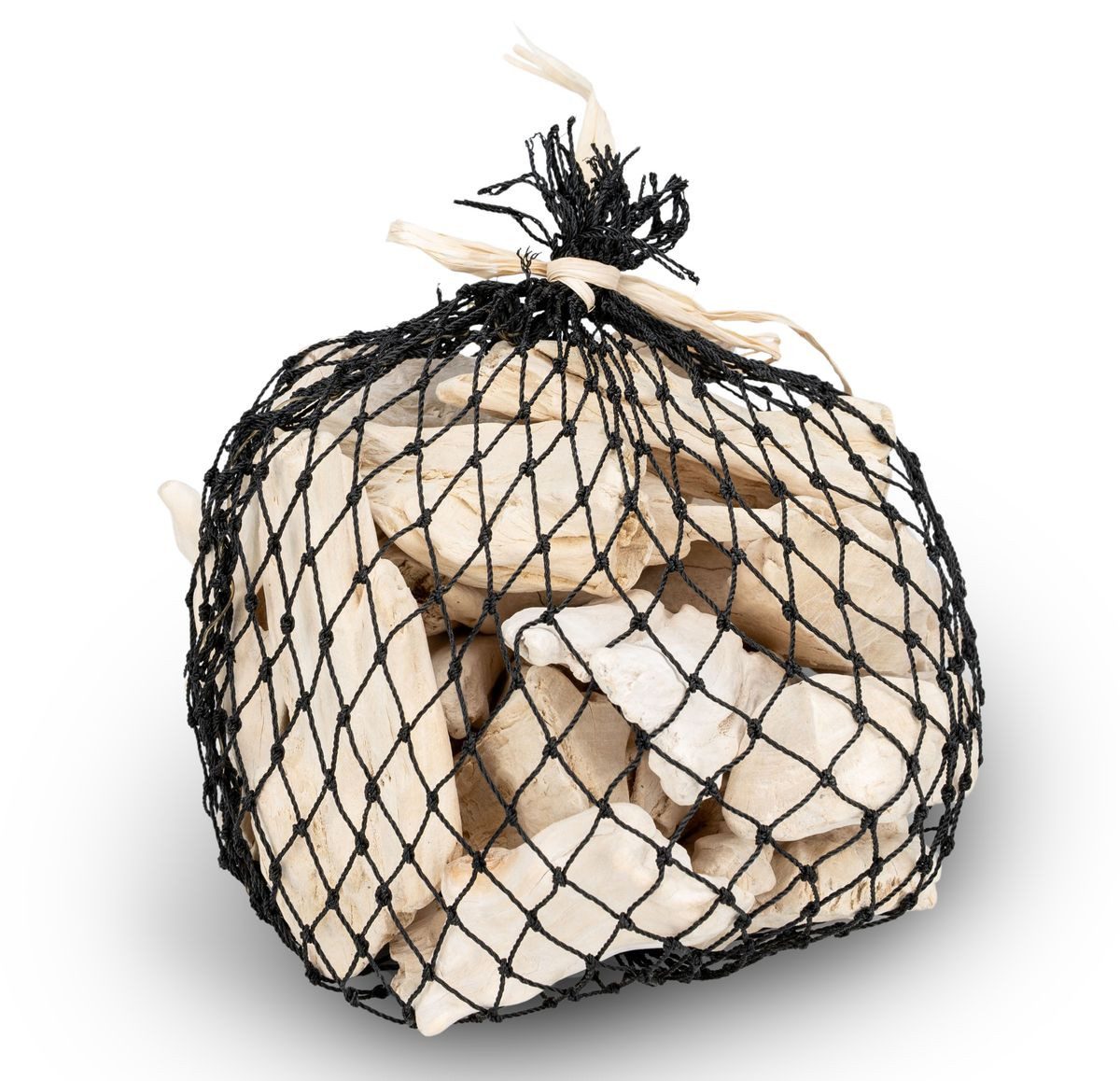 NaDeco Bastelnaturmaterial Teak-Treibholz gebleicht 1kg, ca. 8–10 cm, Deko-Holz