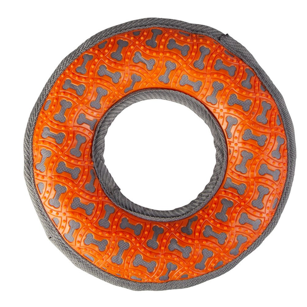 Thumbnail - MICA Tier-Beschäftigungsspielzeug Hundespielzeug - Spielreifen - ca. 21,5 cm, Textil (Stoff)