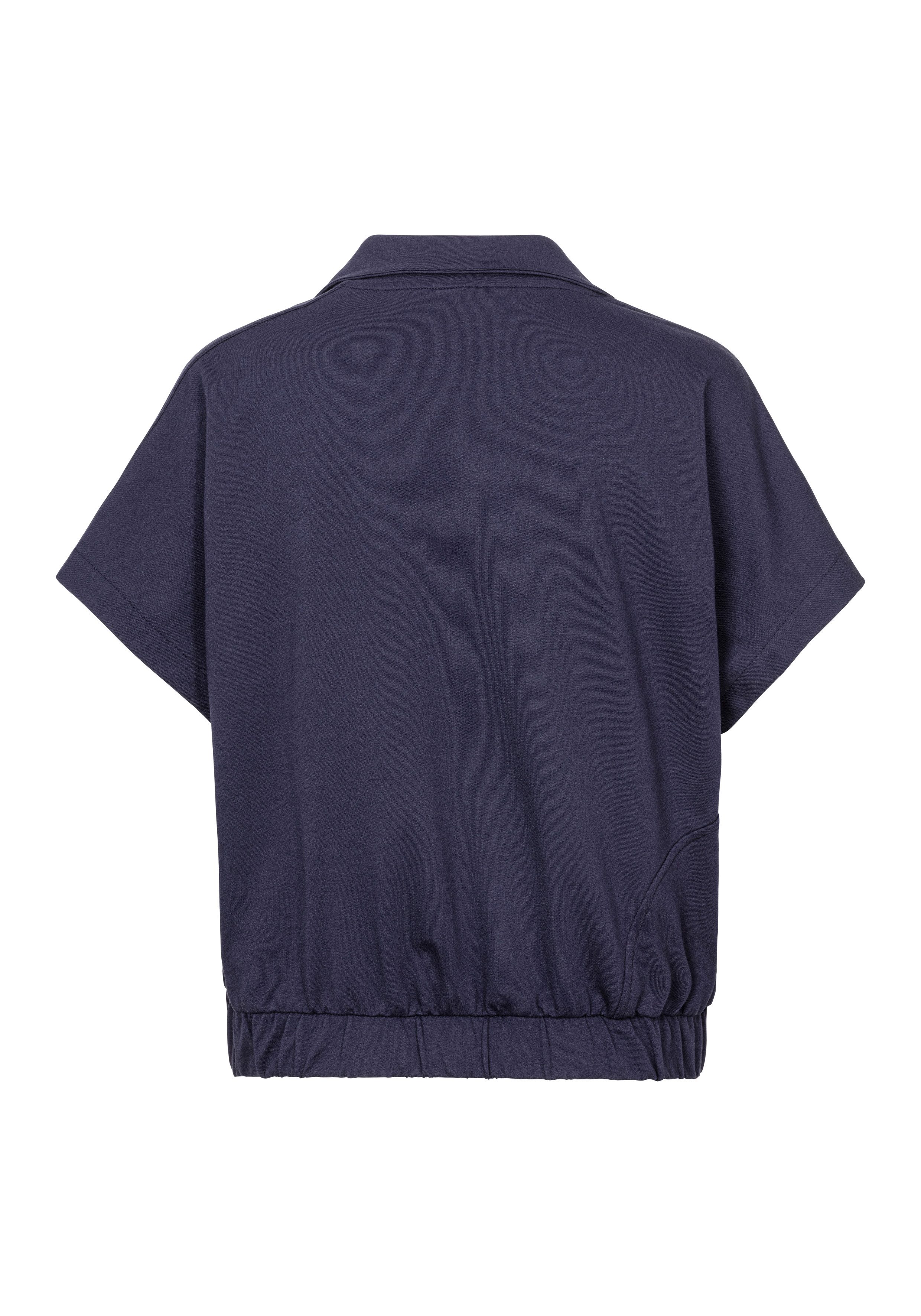 Ragwear Sweatshirt IZZARA TOP mit überschnittenen Schultern und mit Reißverschluss im Troyer-Stil