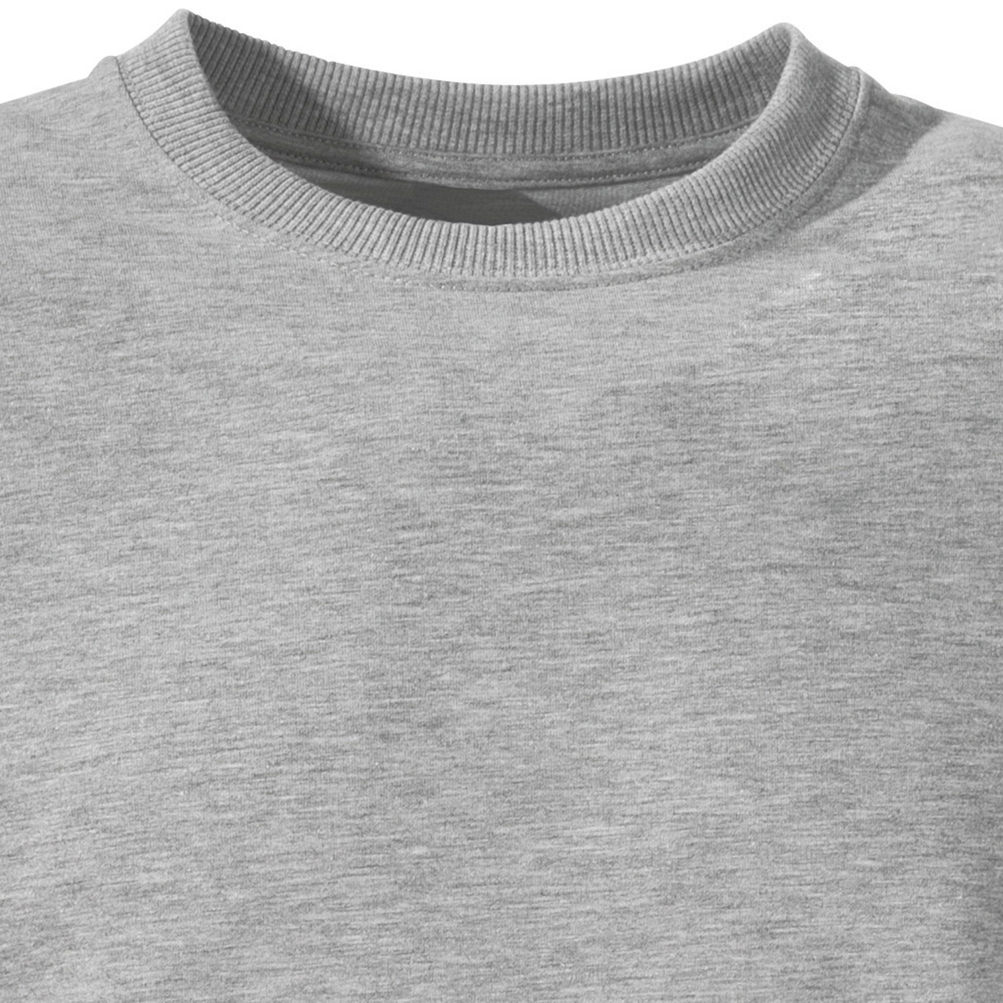 Sweatshirt Müller grau Erwin Herren-Sweatshirt meliert Uni