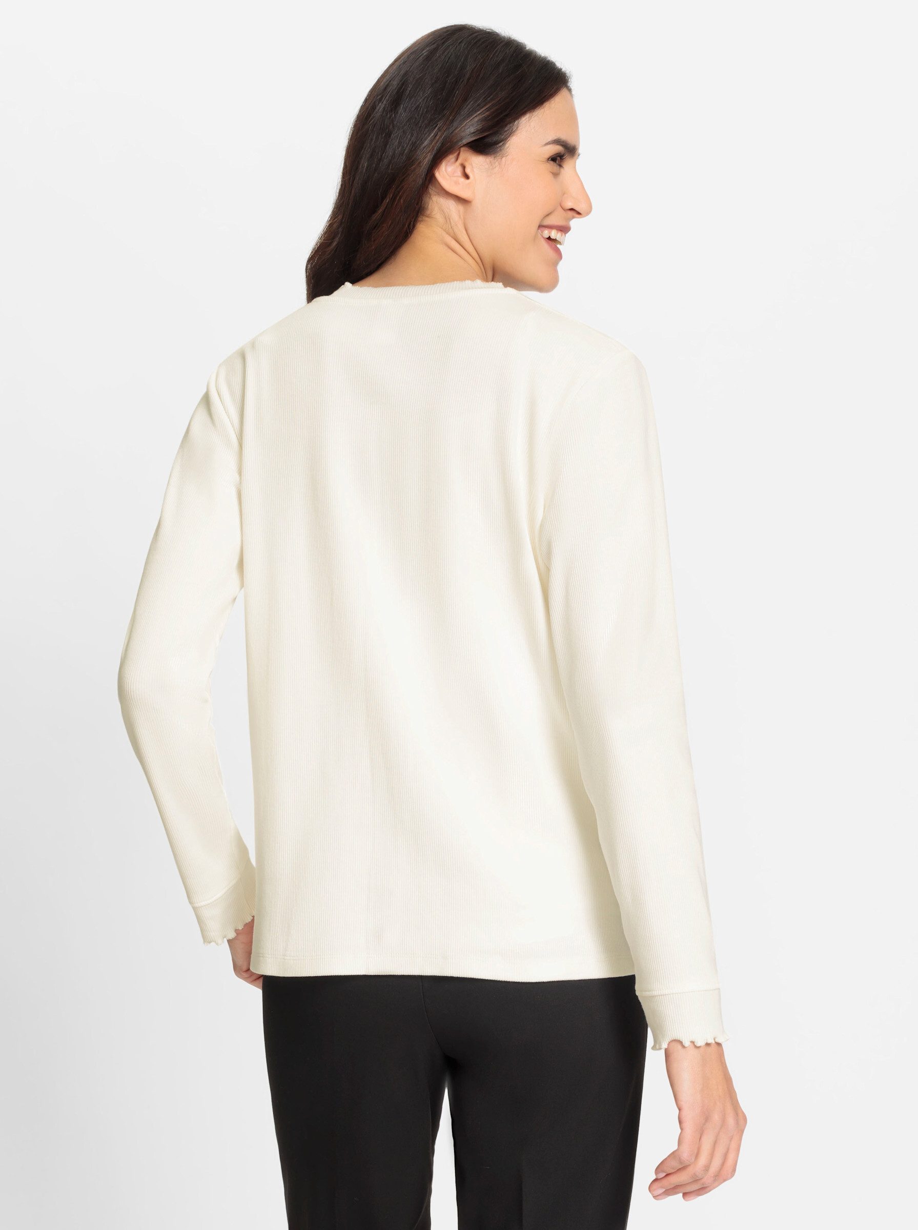 Inspirationen Shirtjacke "Shirtjacke" 1 Stk. tlg. günstig online kaufen