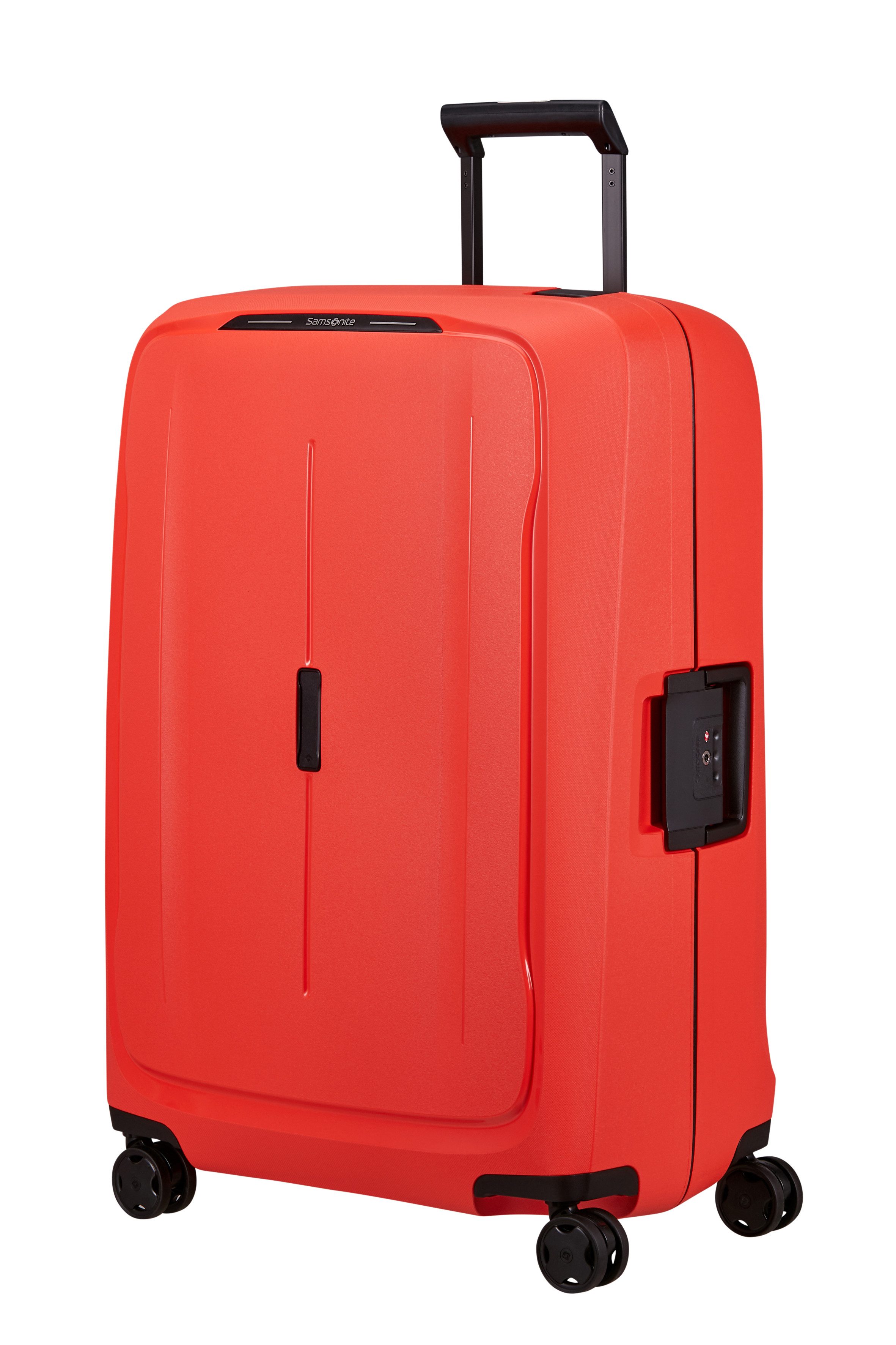 Samsonite Hartschalen-Trolley ESSENS, verschiedene Größen und Farben, 4 Rollen, mit robustem Polypropylen-Gehäuse, mit mehreren Fächern