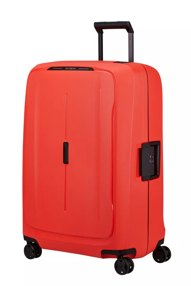 Samsonite Hartschalen-Trolley ESSENS, verschiedene Größen und Farben, 4 Rollen, mit robustem Polypropylen-Gehäuse, mit mehreren Fächern