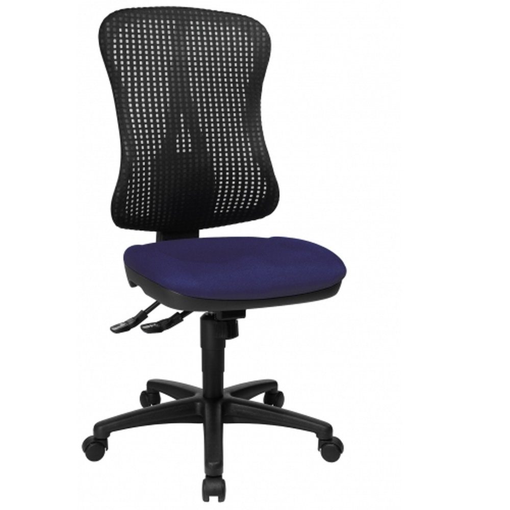 (1 HJH Stoff Drehstuhl Profi Schreibtischstuhl St), BASIC Bürostuhl TOPSTAR ergonomisch SOLUTION Blau
