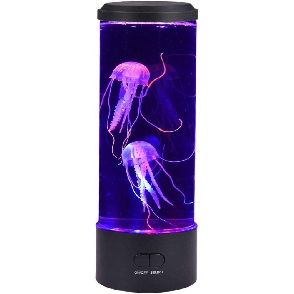 Jormftte Aquarium Lampe, LED Quallen Runde Jellyfish