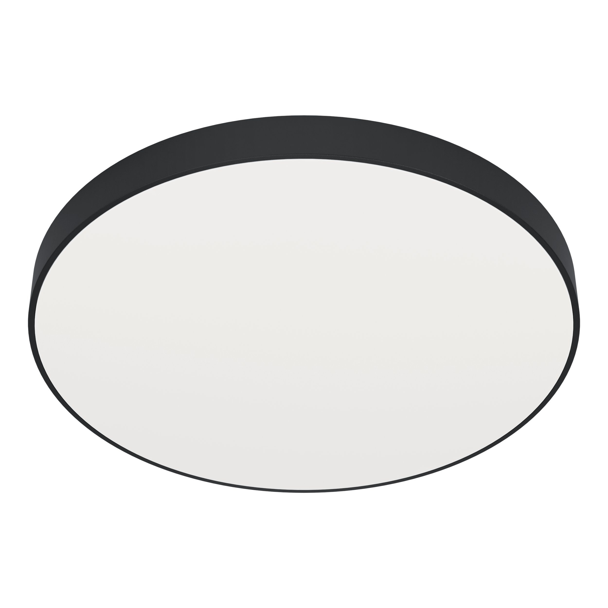 EGLO LED Deckenleuchte Zubieta-a, Leuchtmittel inklusive, Wand-/Deckenleuchte - H4 x Ø45 cm - schwarz - 18,8W inkl.
