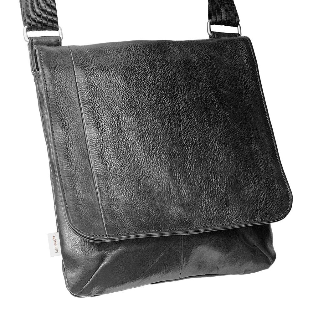 Jahn-Tasche Schultertasche Umhängetasche Schultertasche Gr. M Nappa-Leder Schwarz Jahn-Tasche 428
