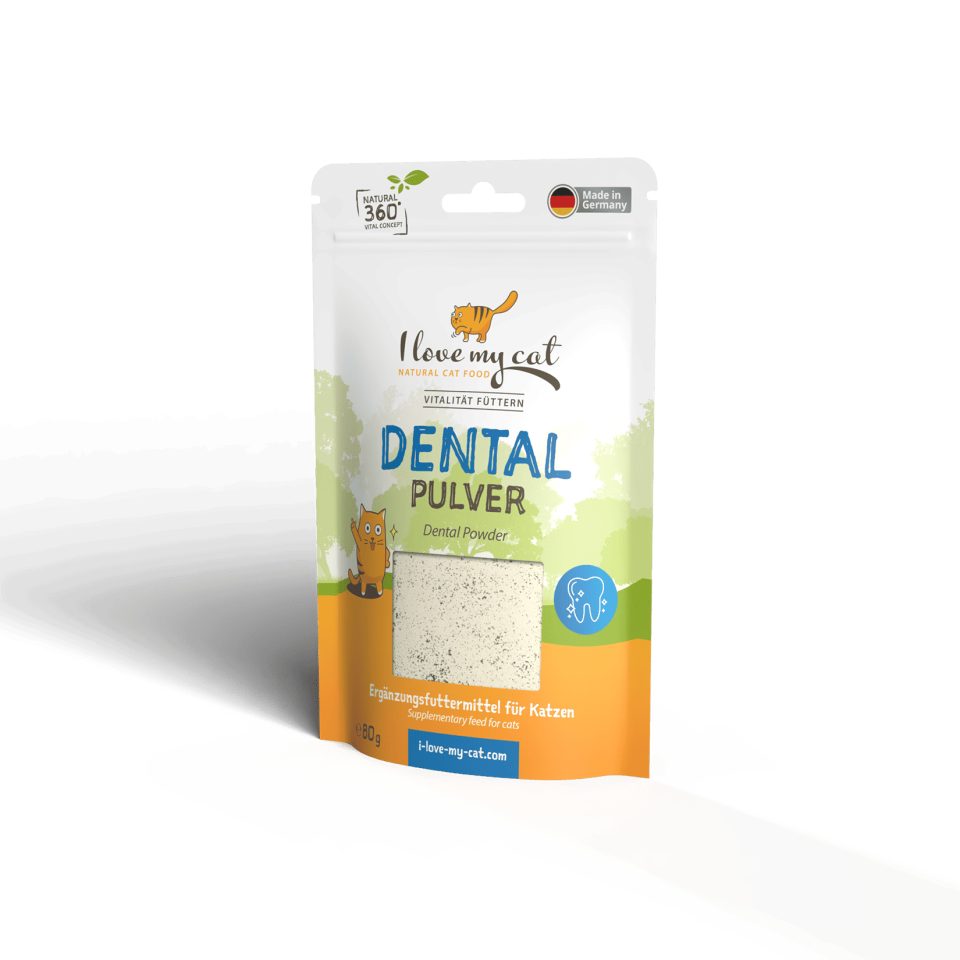 Bellfor I love my cat Dental Pulver - 80g, für: Katzen